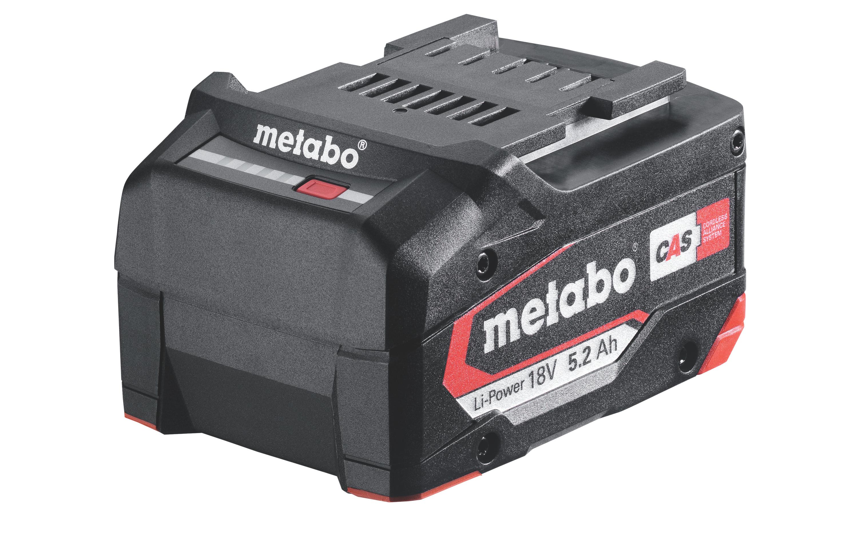 Metabo Akku 18 V, 5.2 Ah