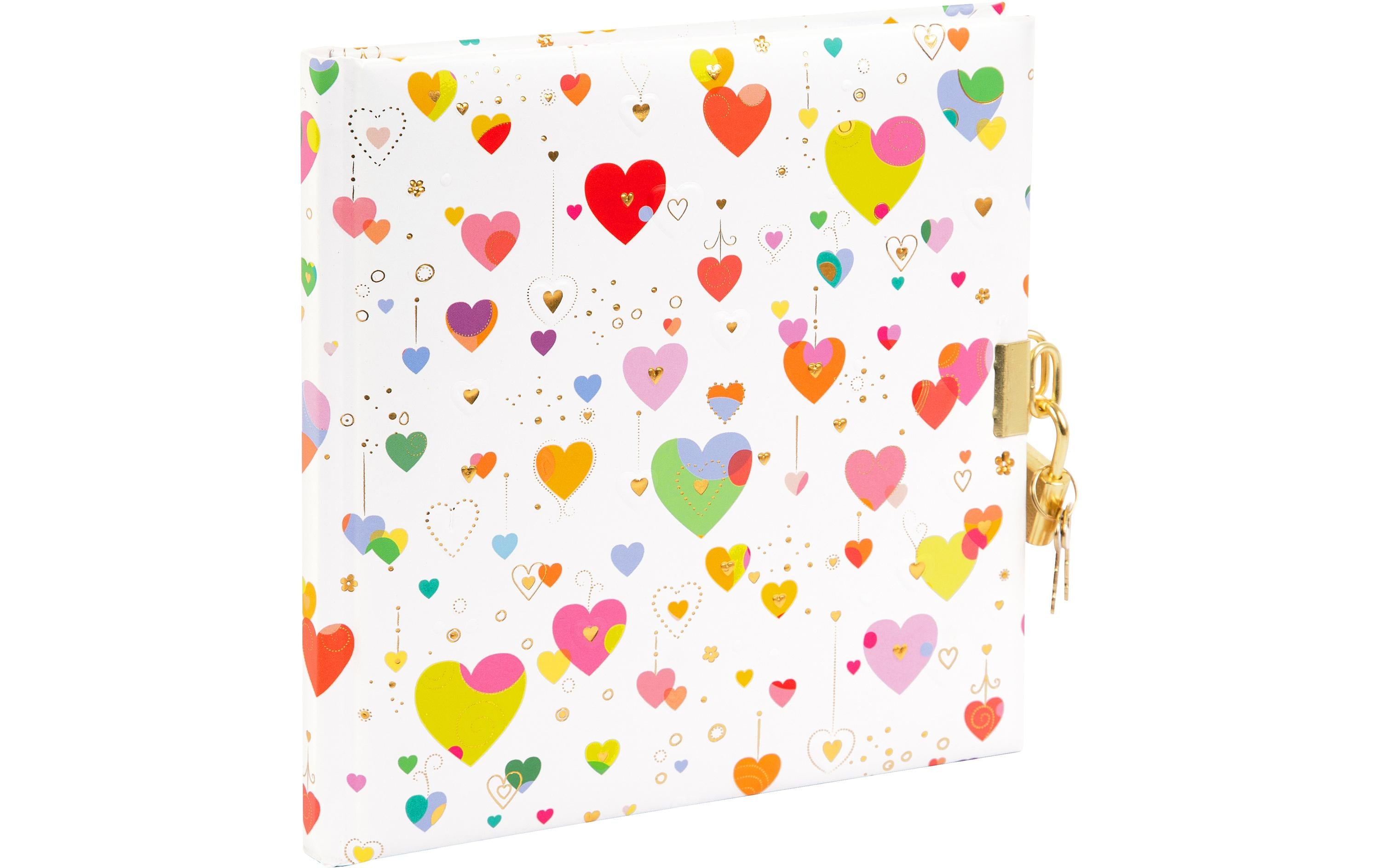 Goldbuch Tagebuch Heart light 96 Seiten, 16.5 x 16.5 cm