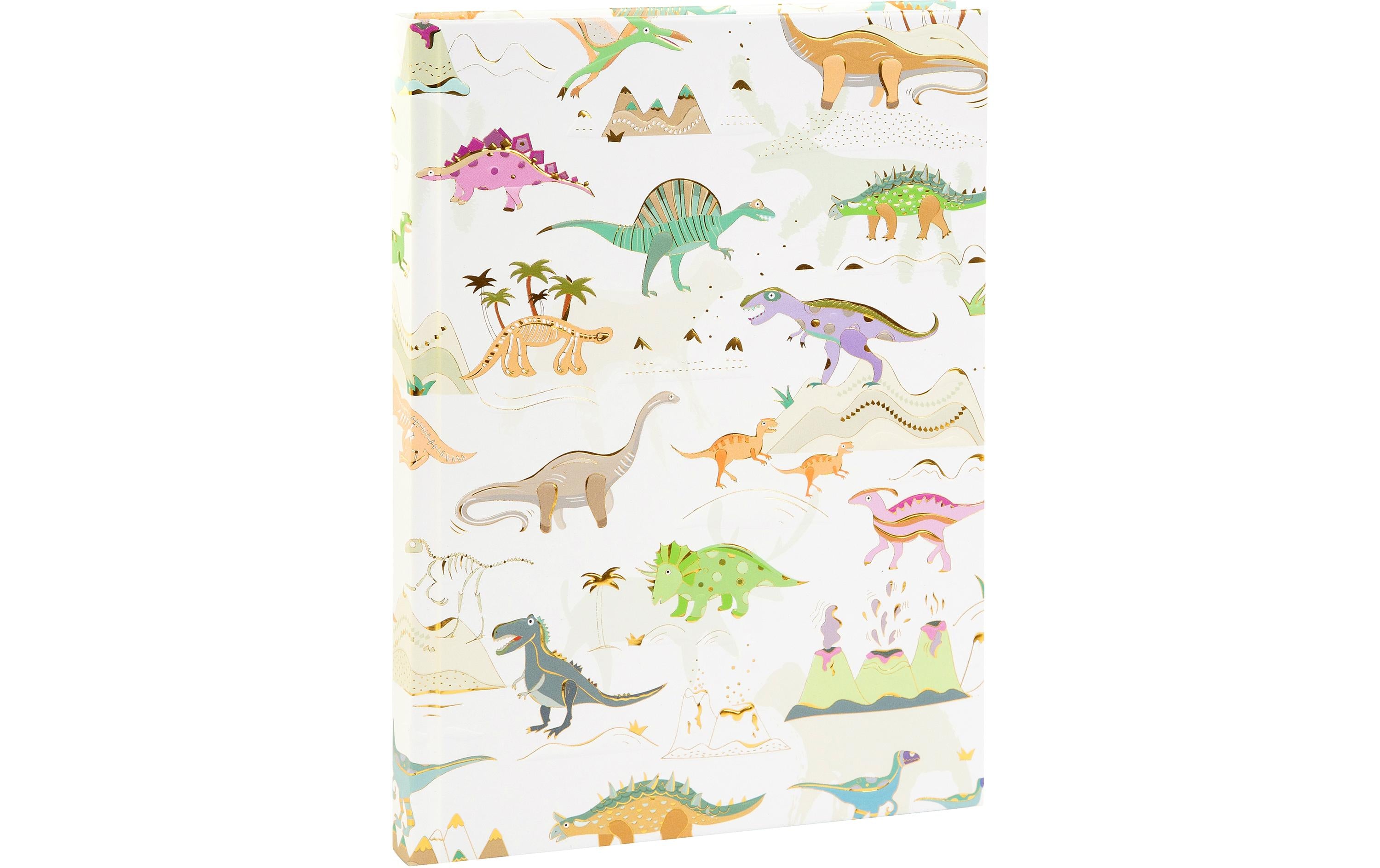 Goldbuch Notizbuch Dinosaurier A5, Blanko, Mehrfarbig