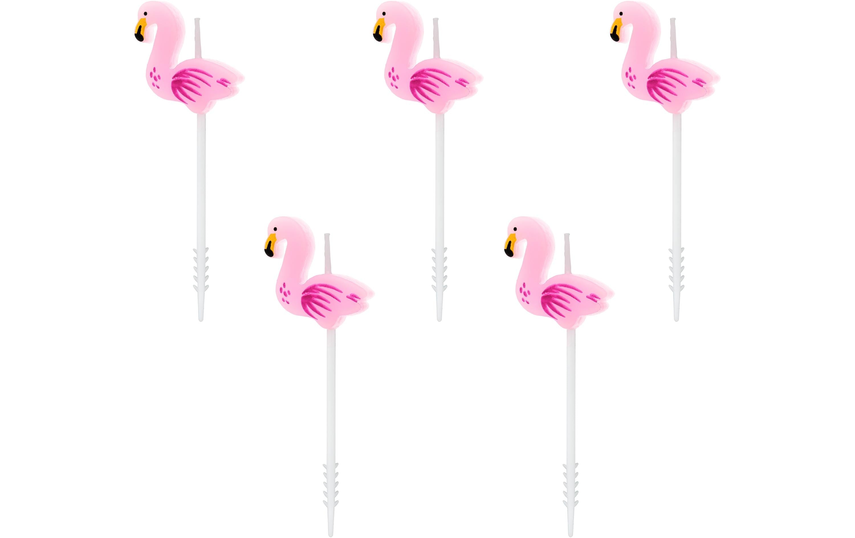 Partydeco Kerze Flamingos 5 Stück