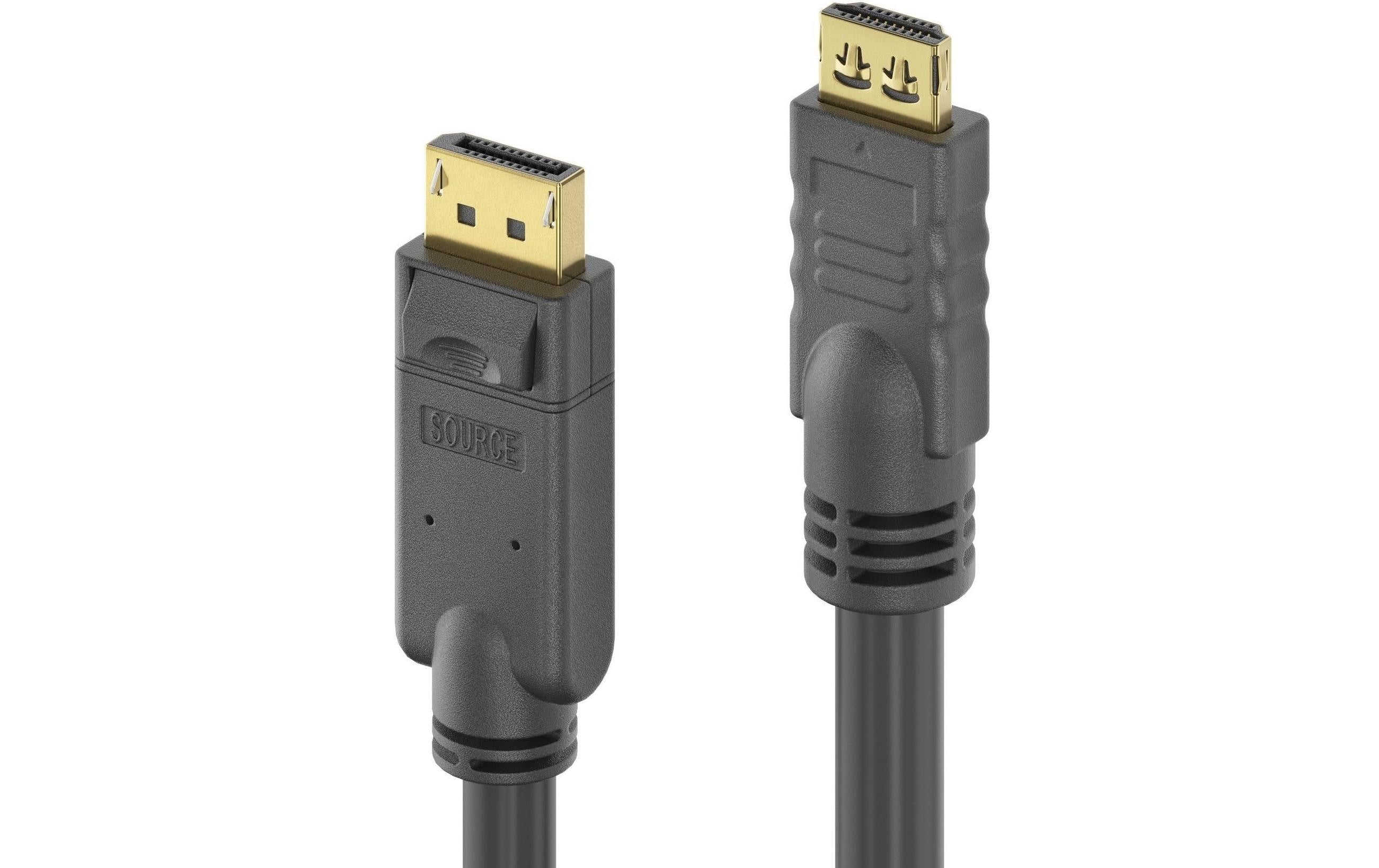 PureLink Kabel 4K Adapterkabel – DisplayPort - HDMI, 1.5 m