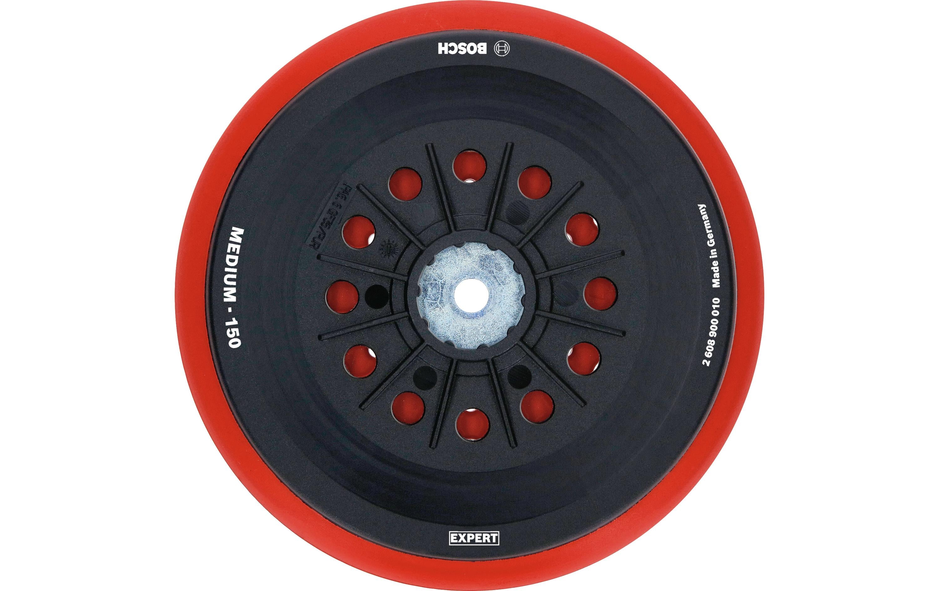 Bosch Professional Stützteller EXPERT Multihole für Bosch, 150 mm, Medium