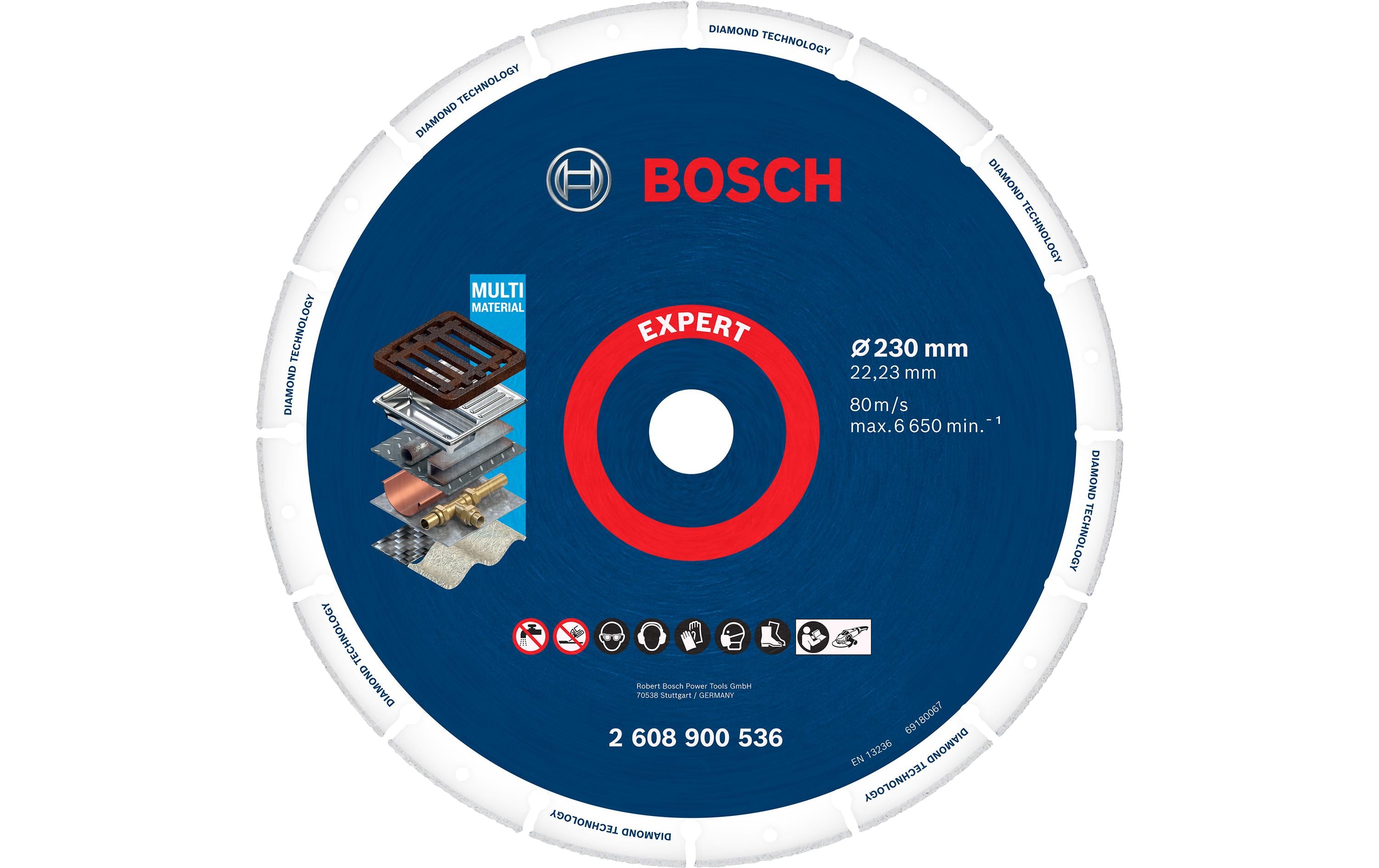Bosch Professional Trennscheibe EXPERT Diamond Metal Wheel, 230 mm