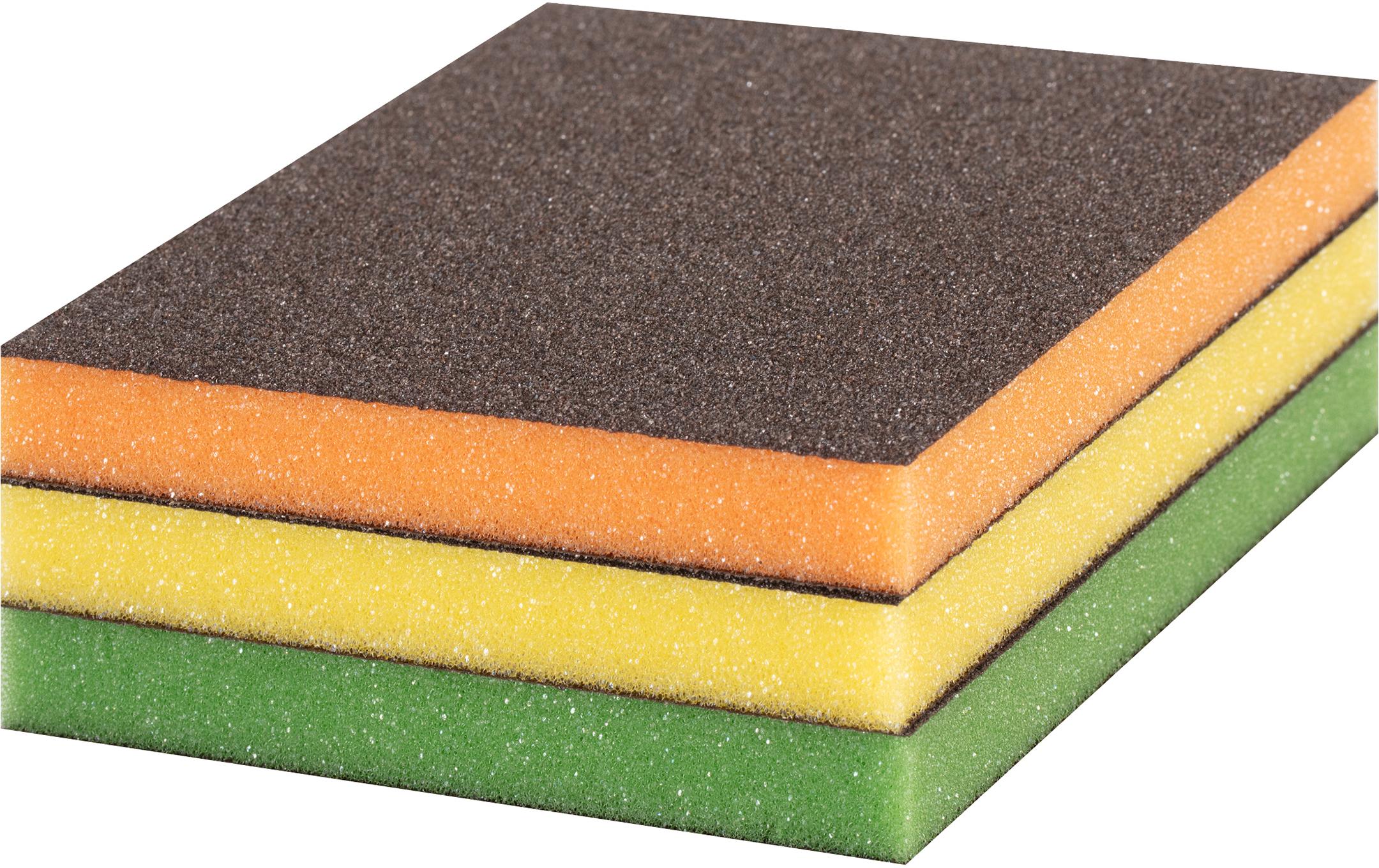 Bosch Professional Unischleifblock Expert S473, 3-teilig, 98 x 120 x 13 mm