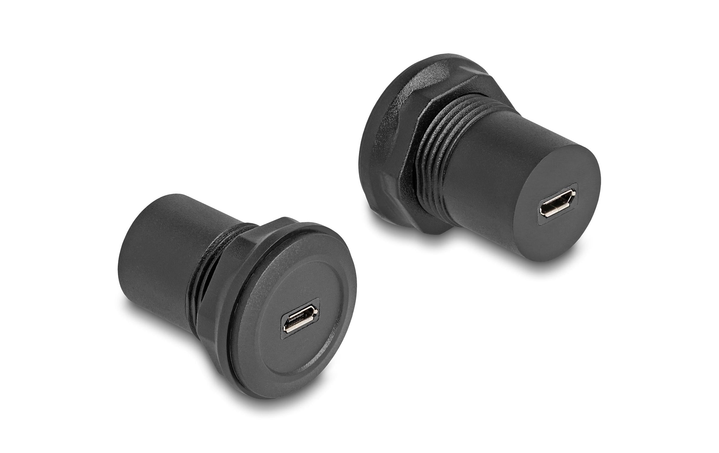 Delock USB 2.0 Adapter USB-MicroB Buchse - USB-MicroB Buchse
