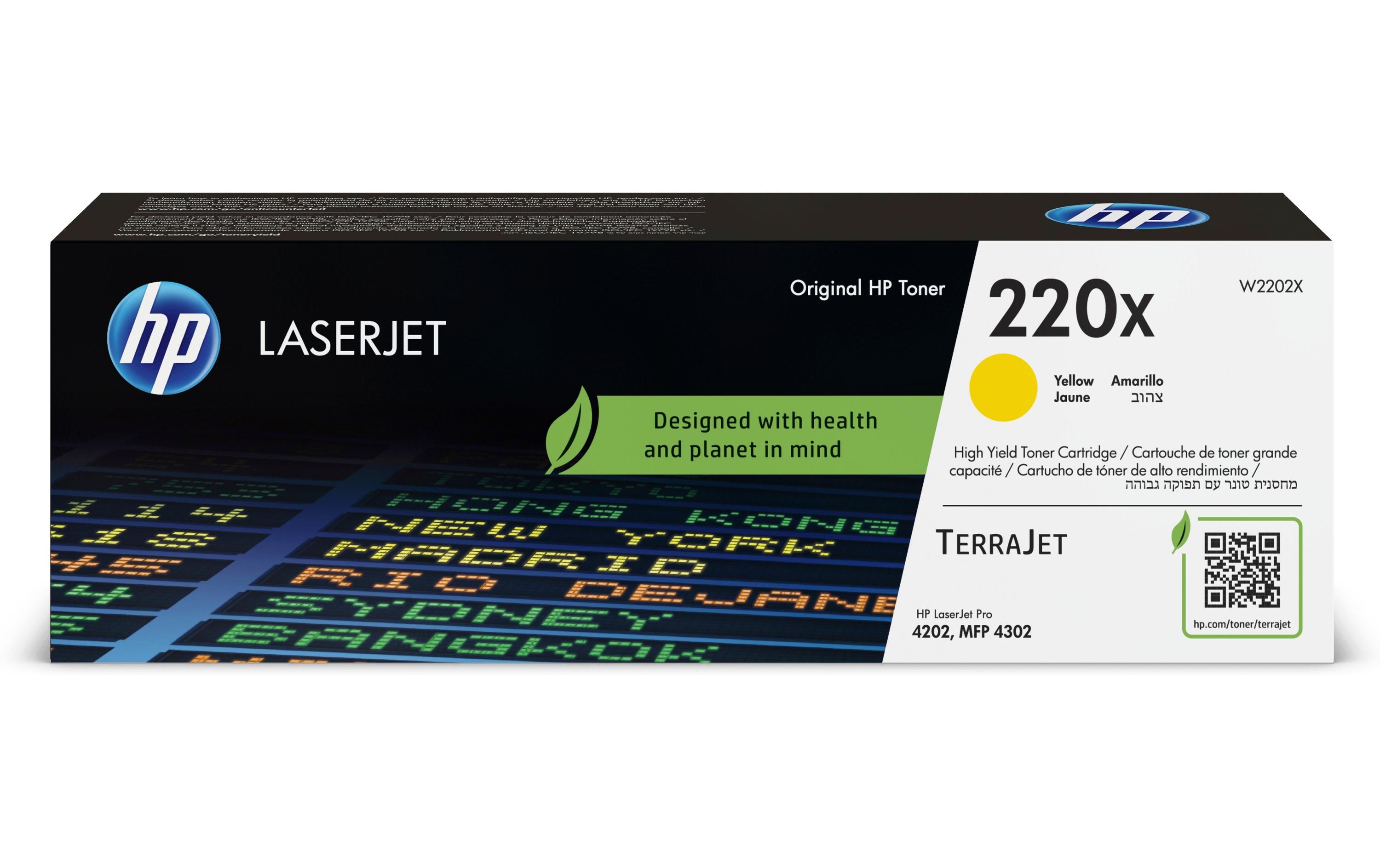 HP Toner Nr. 220X (W2202X) Yellow