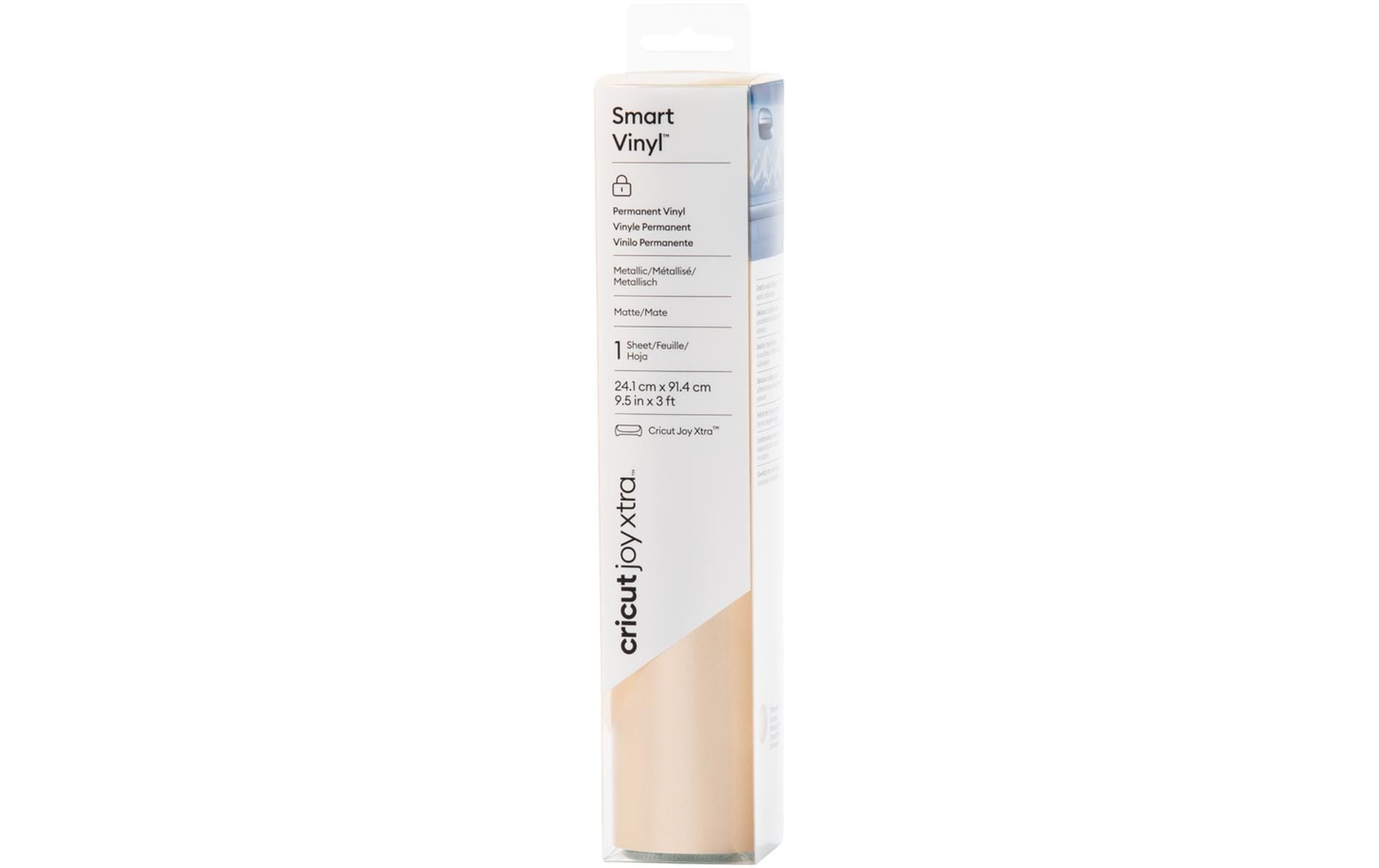 Cricut Vinylfolie Joy Xtra Smart permanent 24.1 x 91.4 cm, Gold