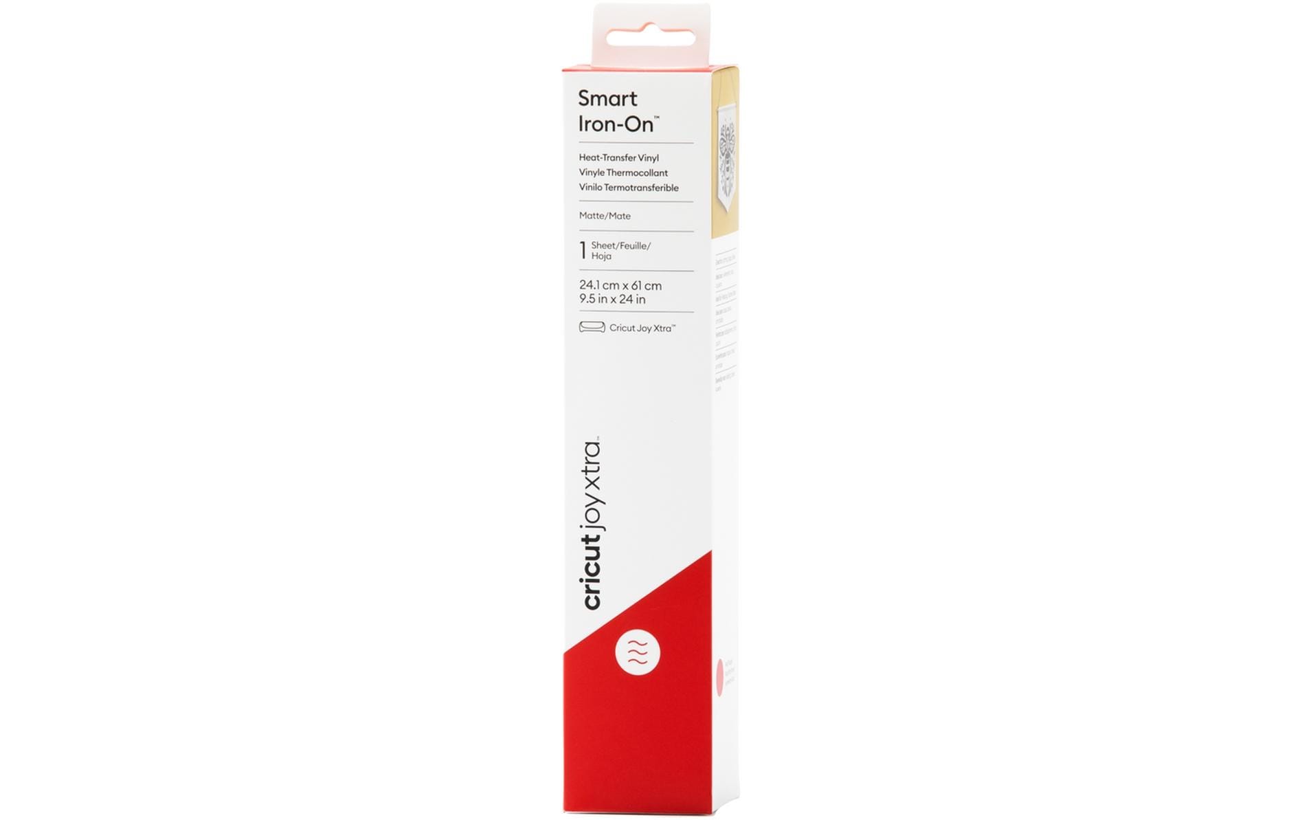 Cricut Aufbügelfolie Joy Xtra Smart 24.1 x 61 cm, Rot