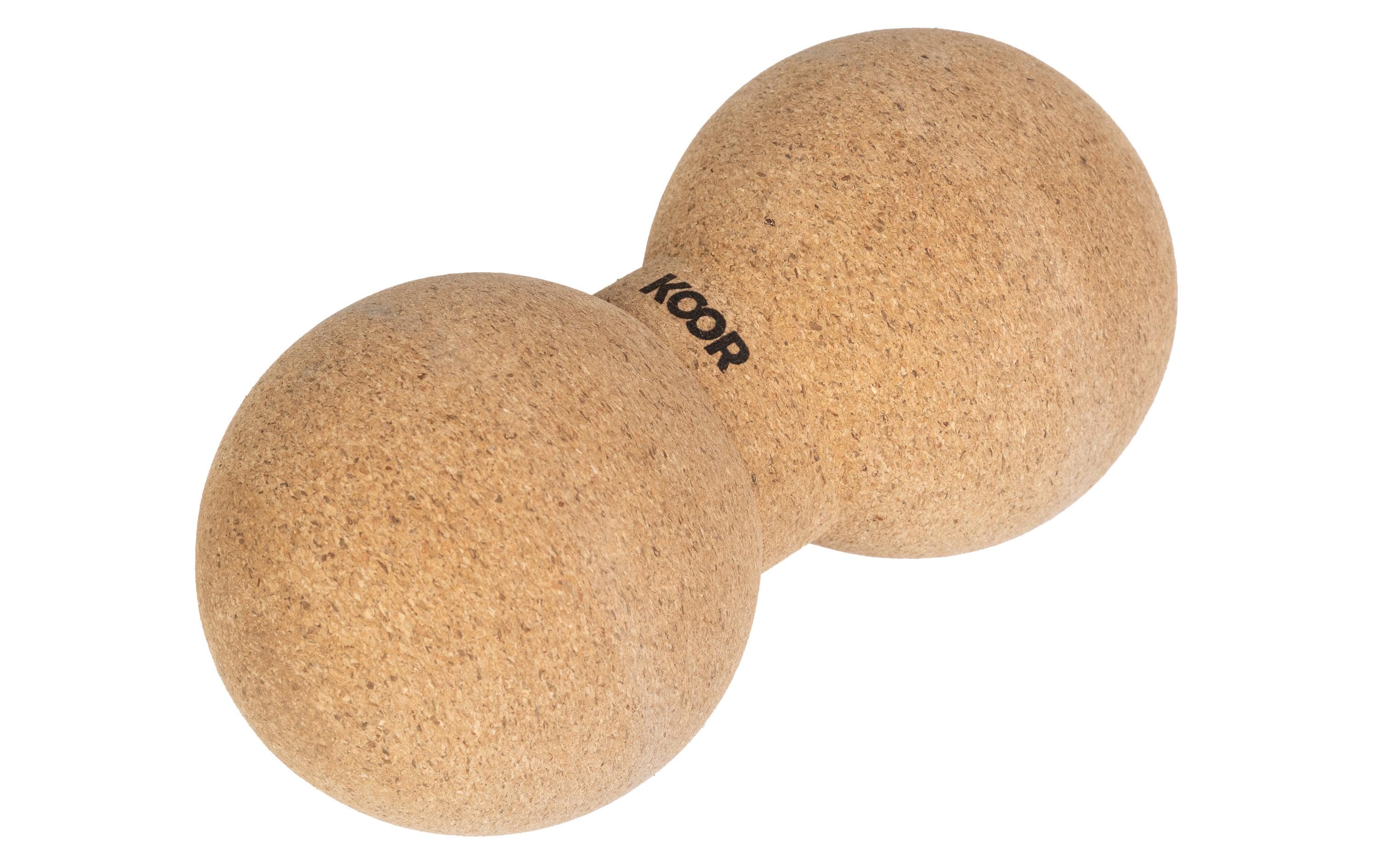 KOOR Faszientraining Doppelball, Kork