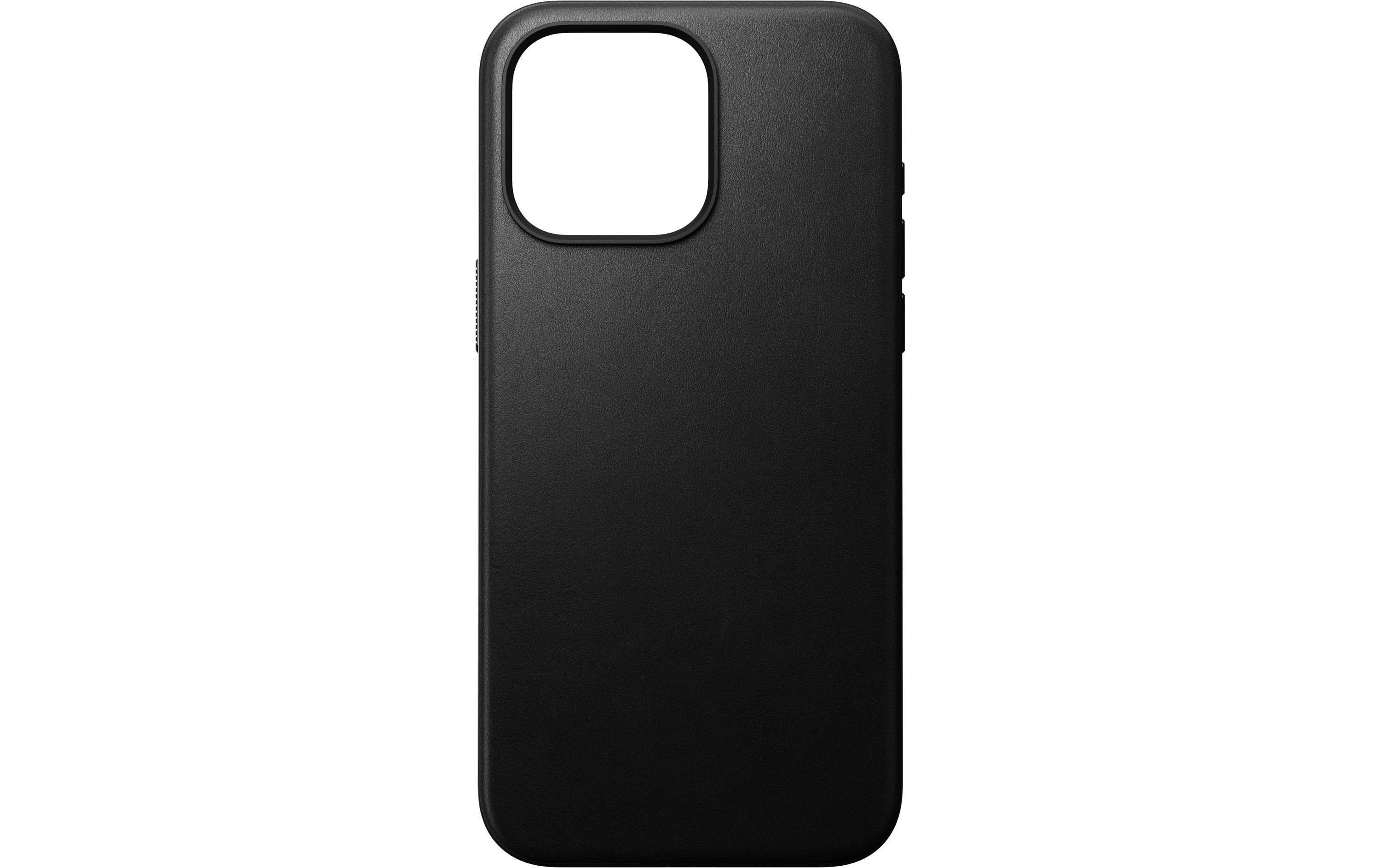 Nomad Back Cover Modern Leather iPhone 15 Pro Max Schwarz