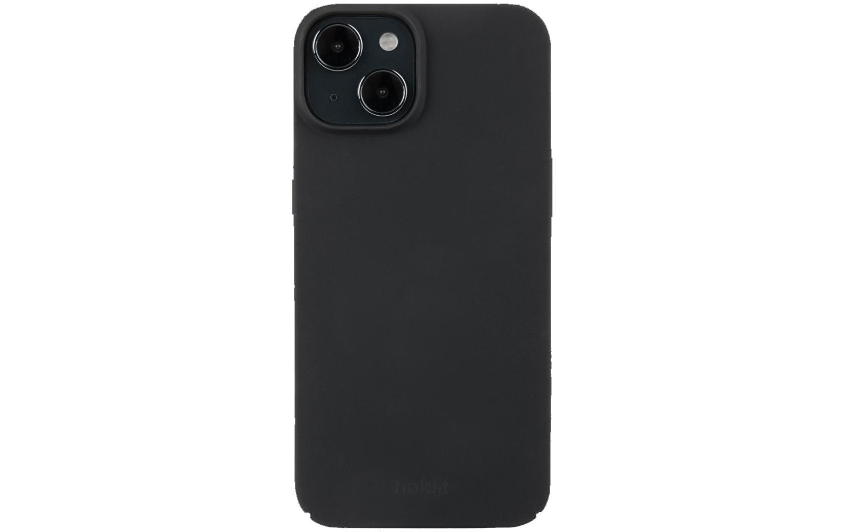 Holdit Back Cover Slim iPhone 15 Schwarz