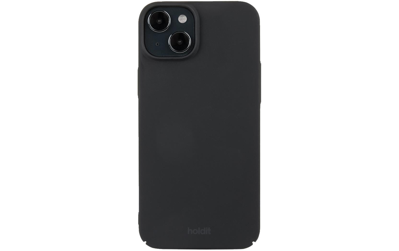 Holdit Back Cover Slim iPhone 15 Plus Schwarz