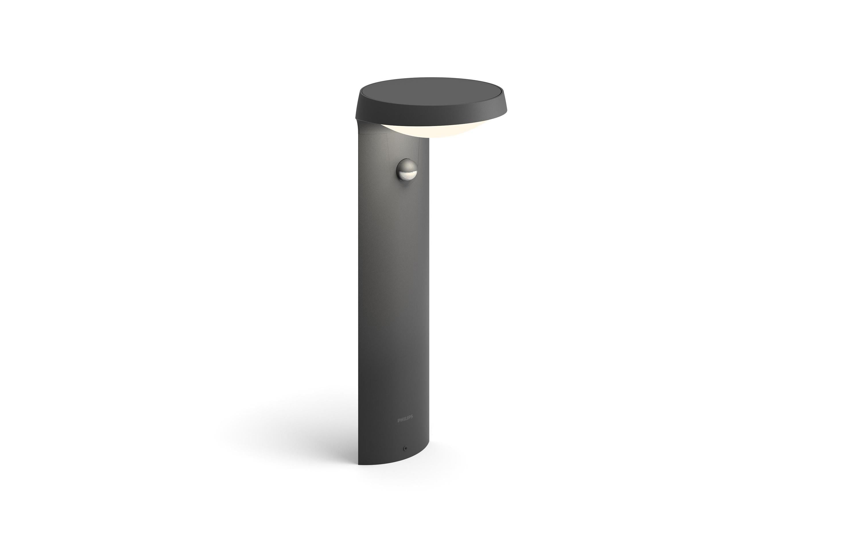 Philips Tyla Sockelleuchte,Solar Ultra-Efficient anthrazit + Sensor