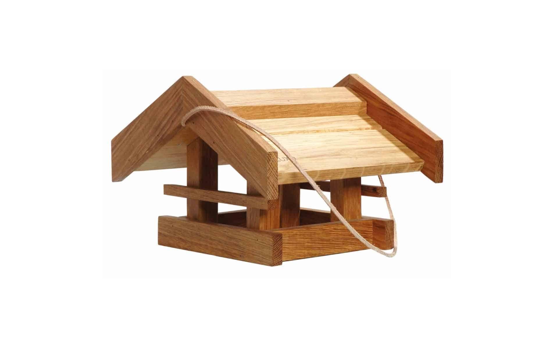 dobar green label Futterspender Basis, 31 x 28 x 20 cm, Holz