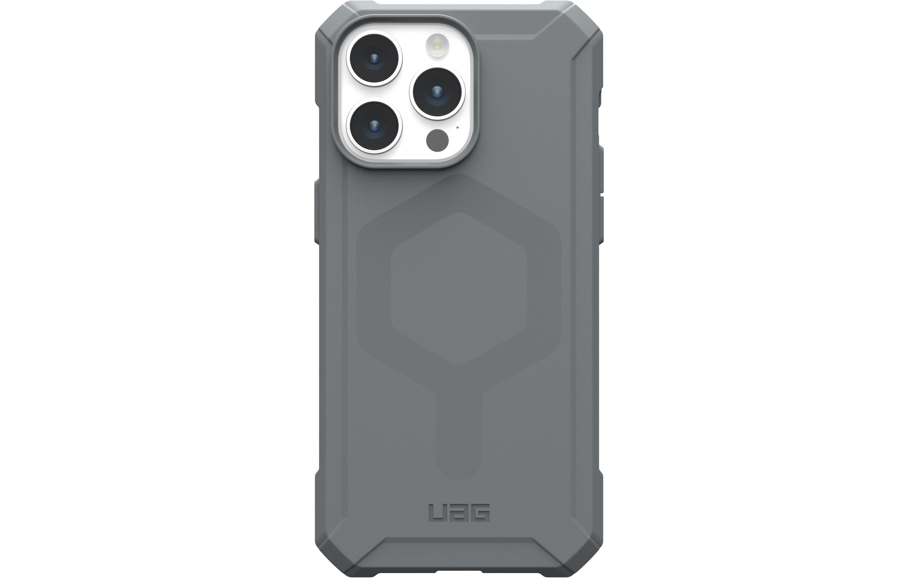 UAG Back Cover Essential Armor iPhone 15 Pro Max Silver