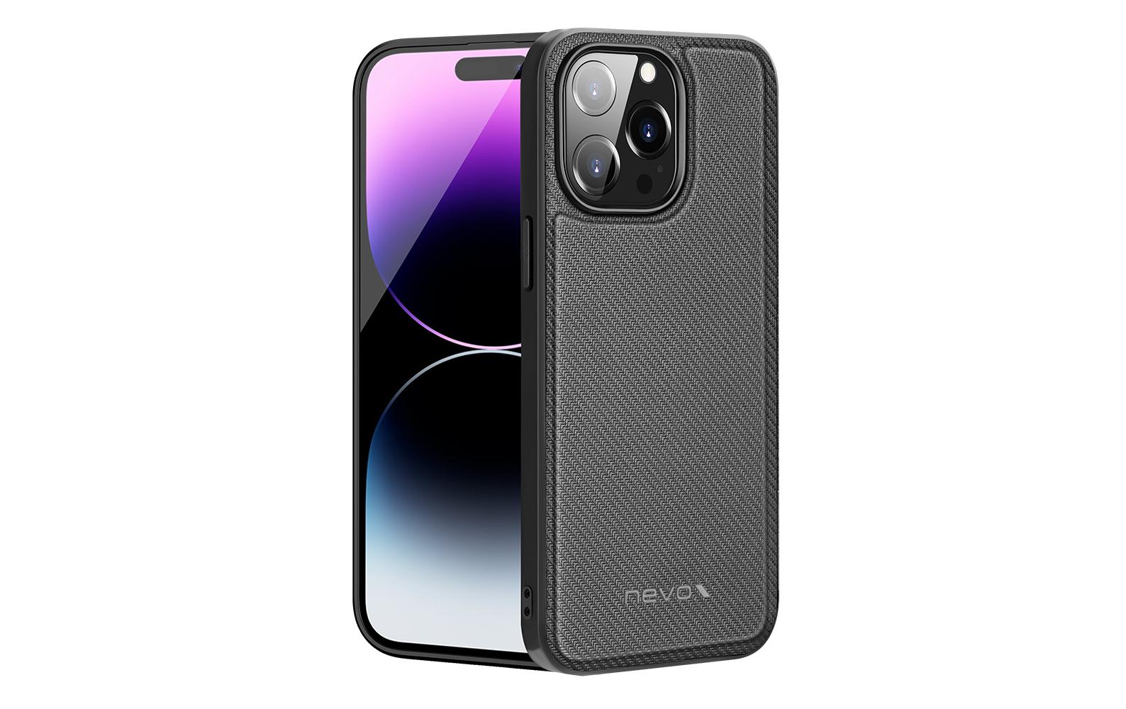 Nevox Back Cover StyleShell Nylo iPhone 15 Pro Max Schwarz