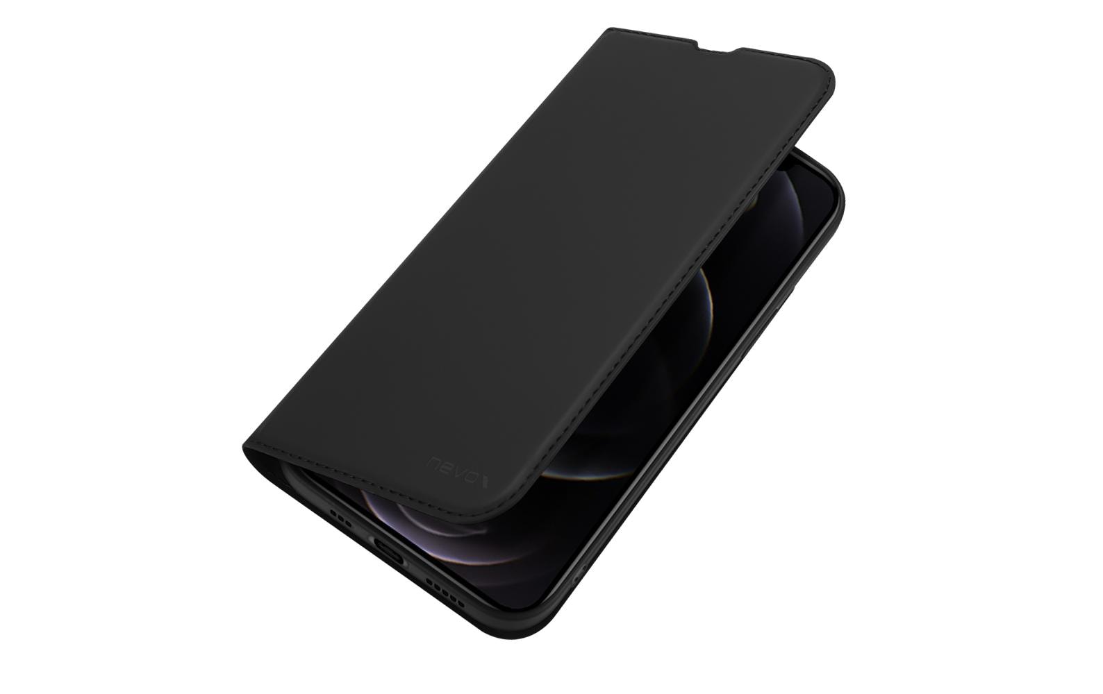 Nevox Book Cover Vario Series iPhone 15 Pro Max Schwarz