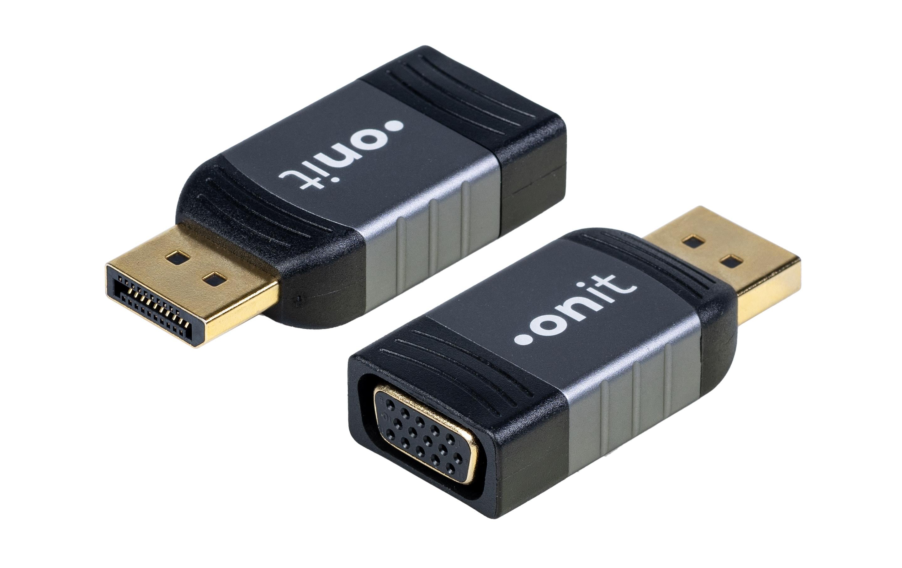 onit Adapter DisplayPort - VGA, 1 Stück