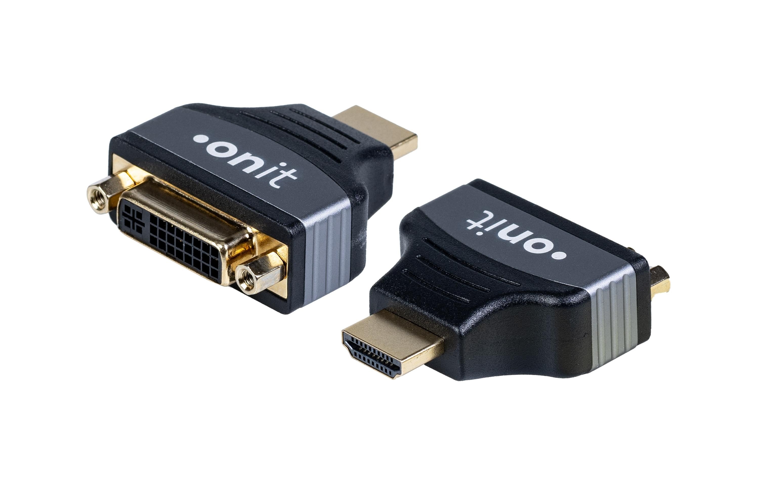 onit Adapter HDMI - DVI-D, 1 Stück