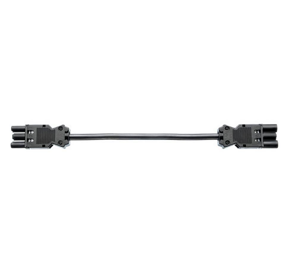 Bachmann Verlängerungskabel GST18i3 - GST18i3, 0.3 m, Schwarz