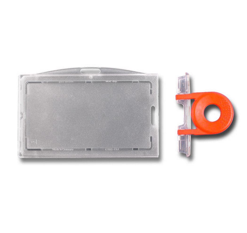 Diverse Ausweishalter verschlossen Transparent, 10 Stück