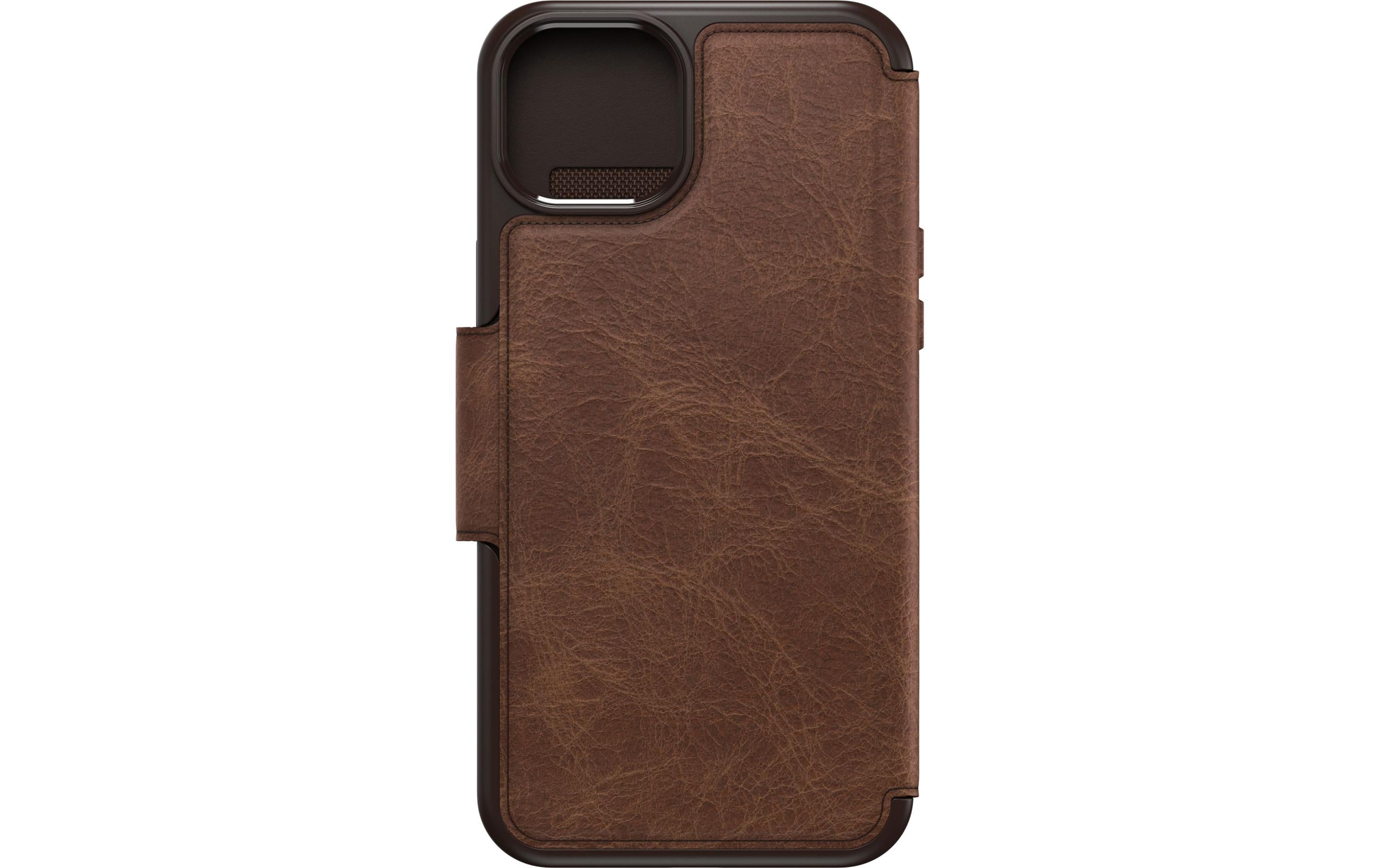 Otterbox Book Cover Strada iPhone 15 Plus Braun