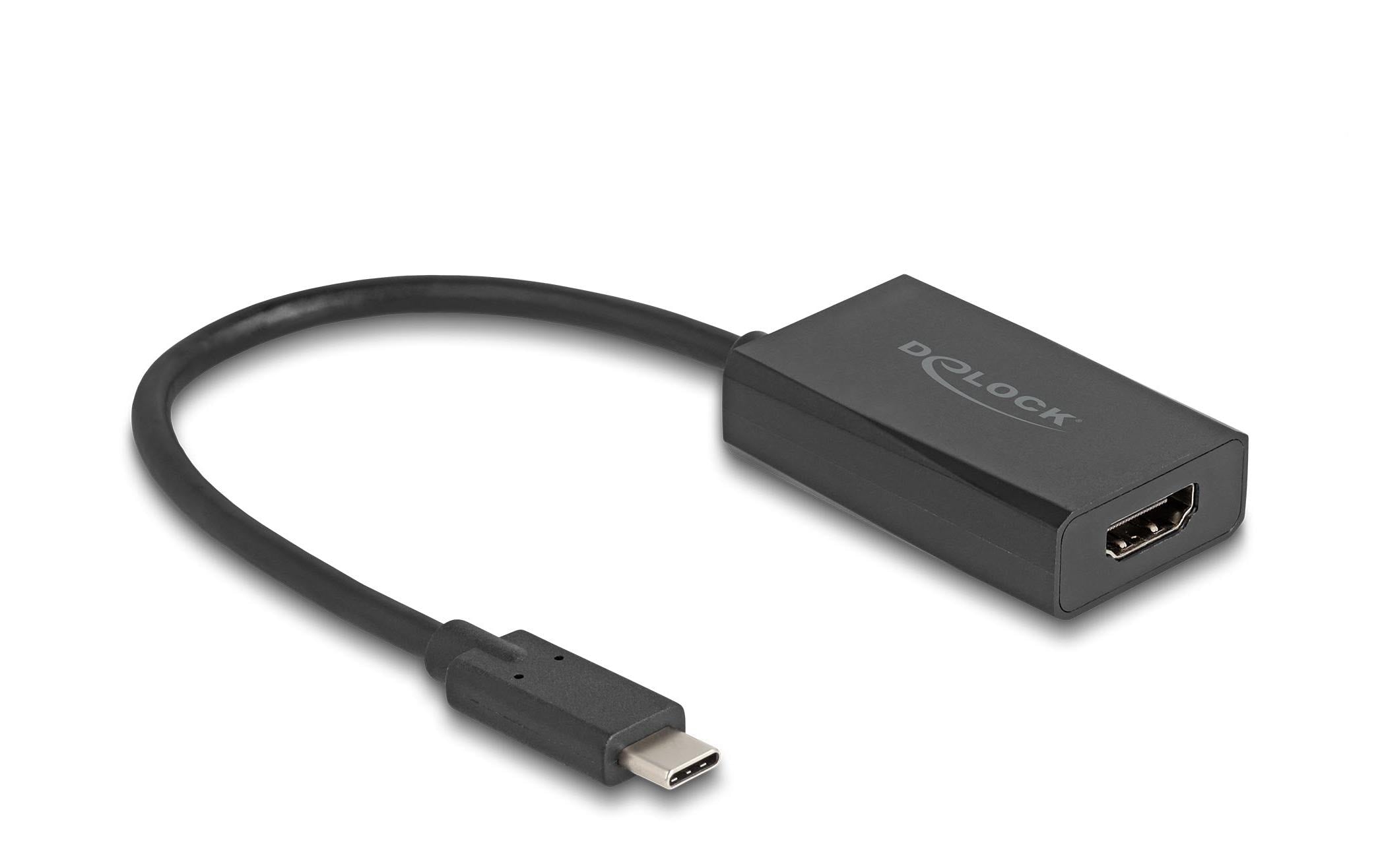Delock Adapter 4K/60Hz mit PD 100 W HDMI - USB Type-C