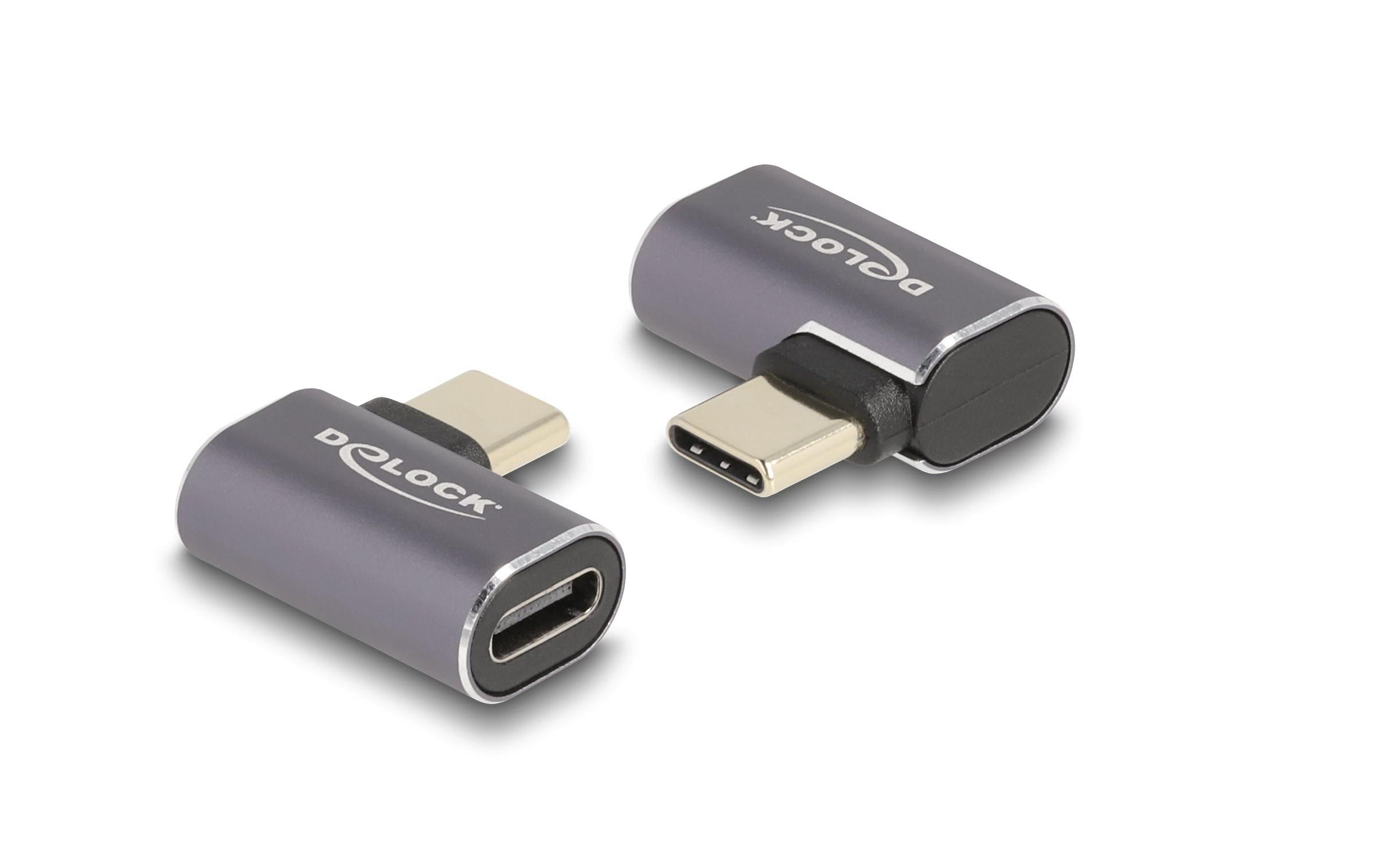 Delock USB-Adapter gewinkelt USB-C Stecker - USB-C Buchse