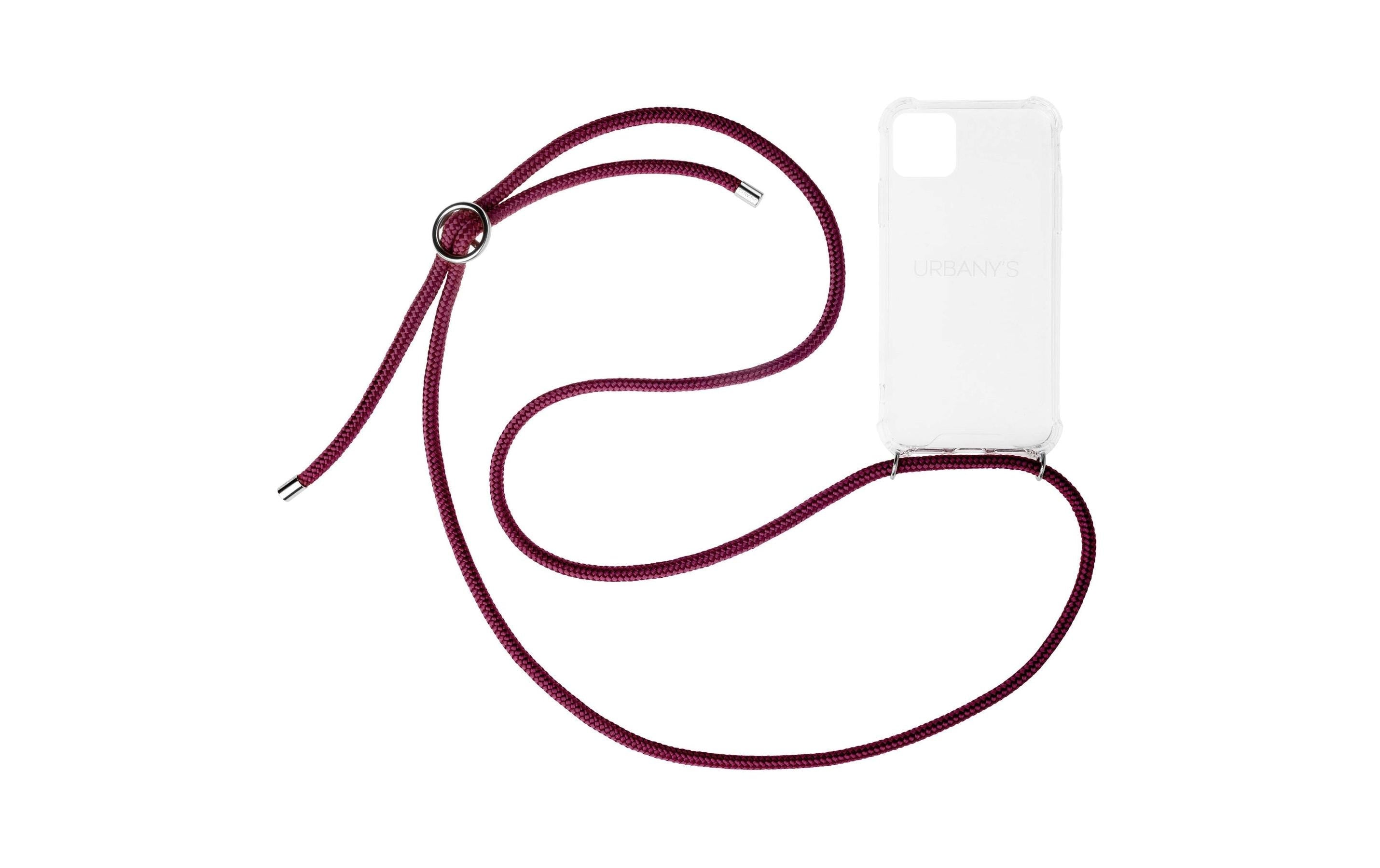 Urbany's Necklace Case iPhone 15 Pro Red Wine