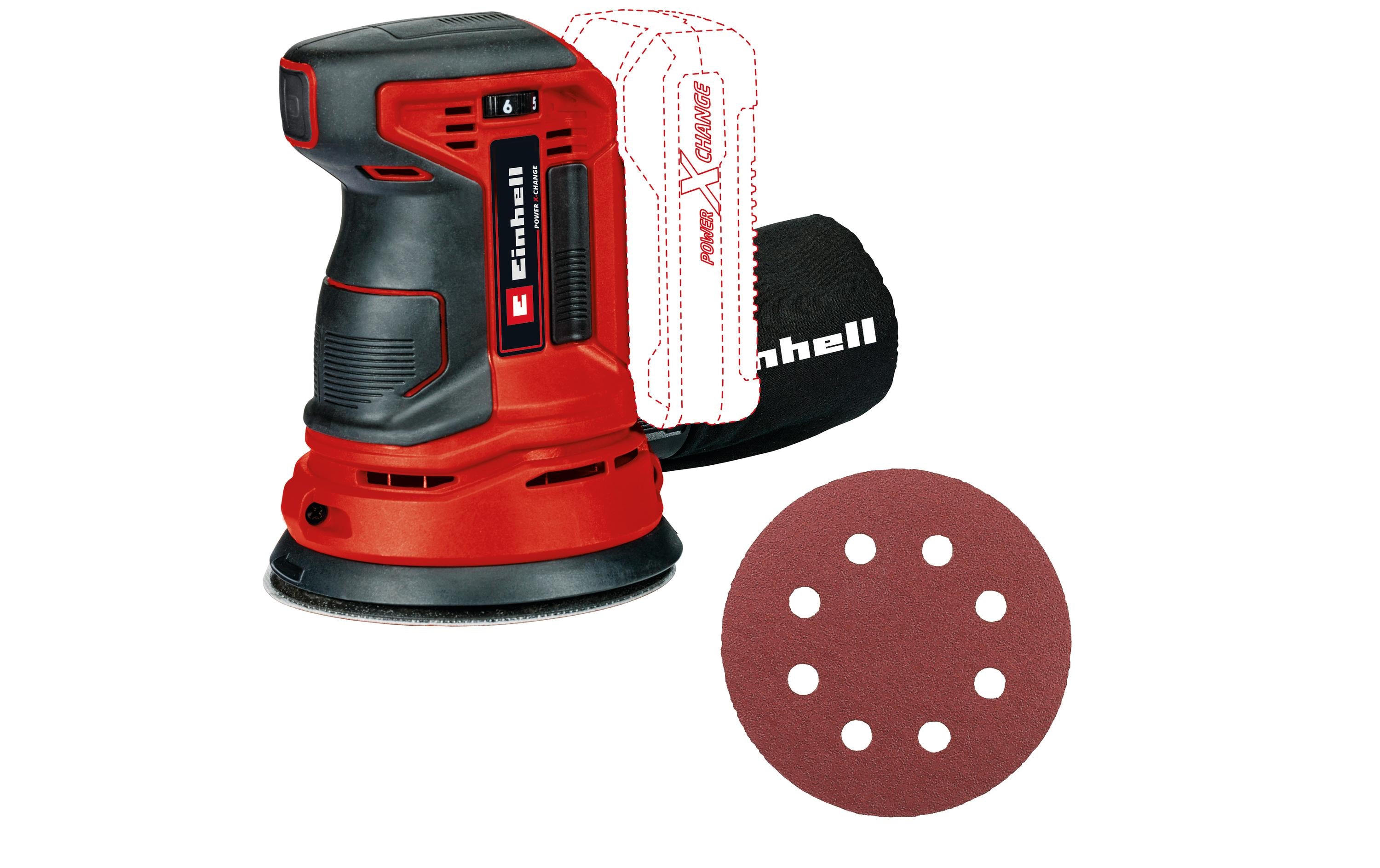 Einhell Akku-Exzenterschleifer TE-RS 18 Li – Solo