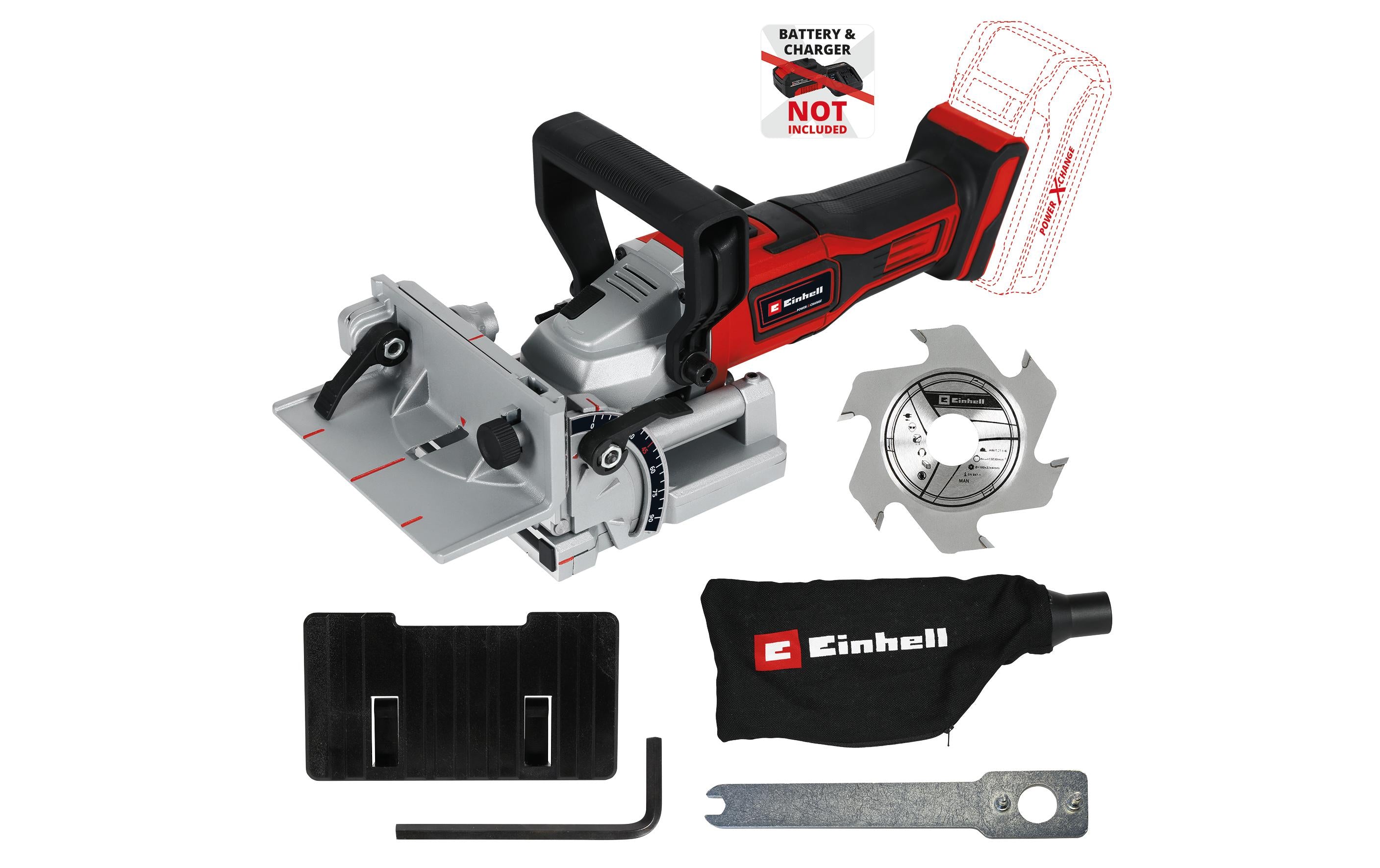 Einhell Akku-Flachdübelfräse TE-BJ 18 Solo