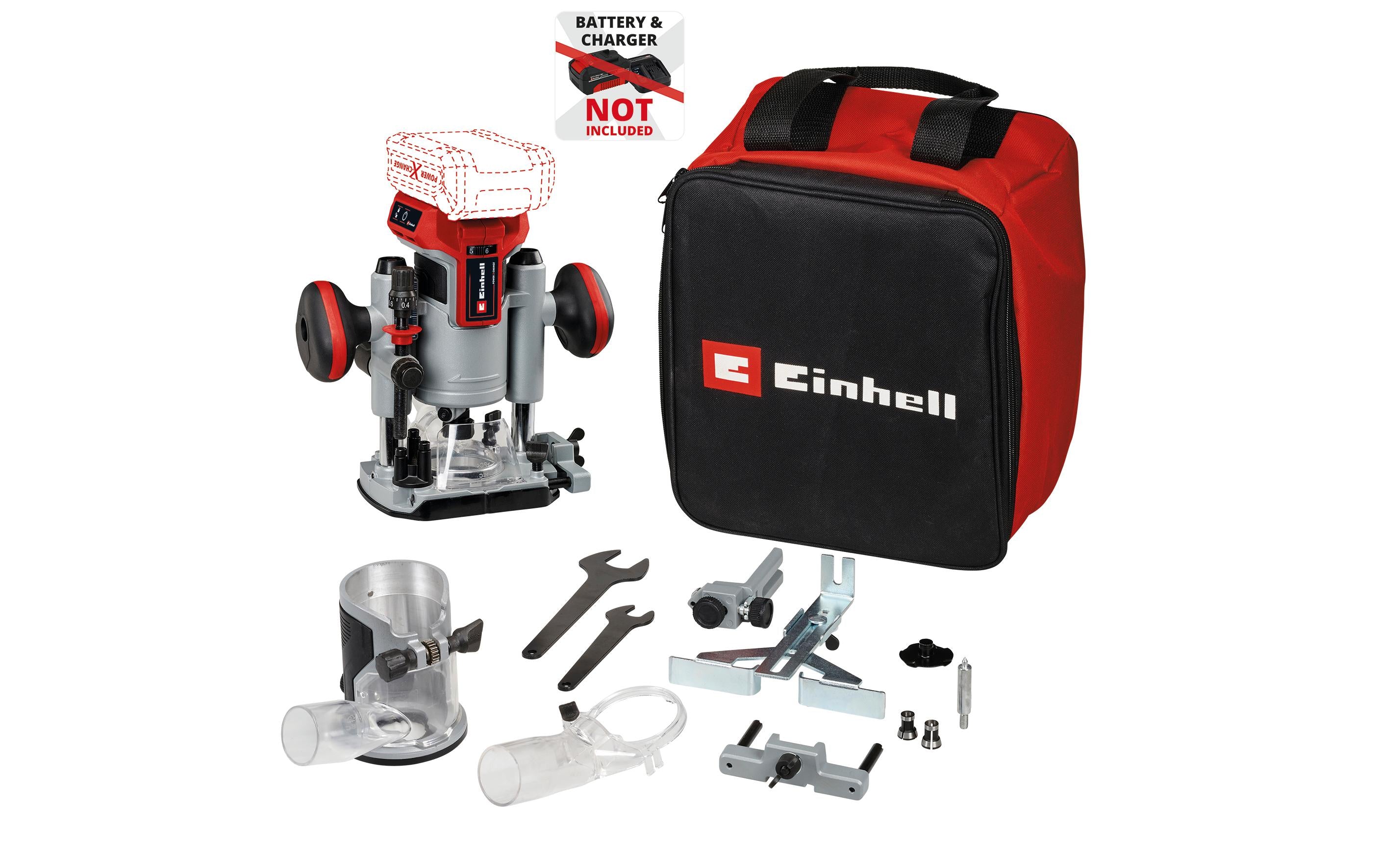 Einhell Professional Akku-Oberfräse /-Kantenfräse TP-RO 18 Set Li BL Solo