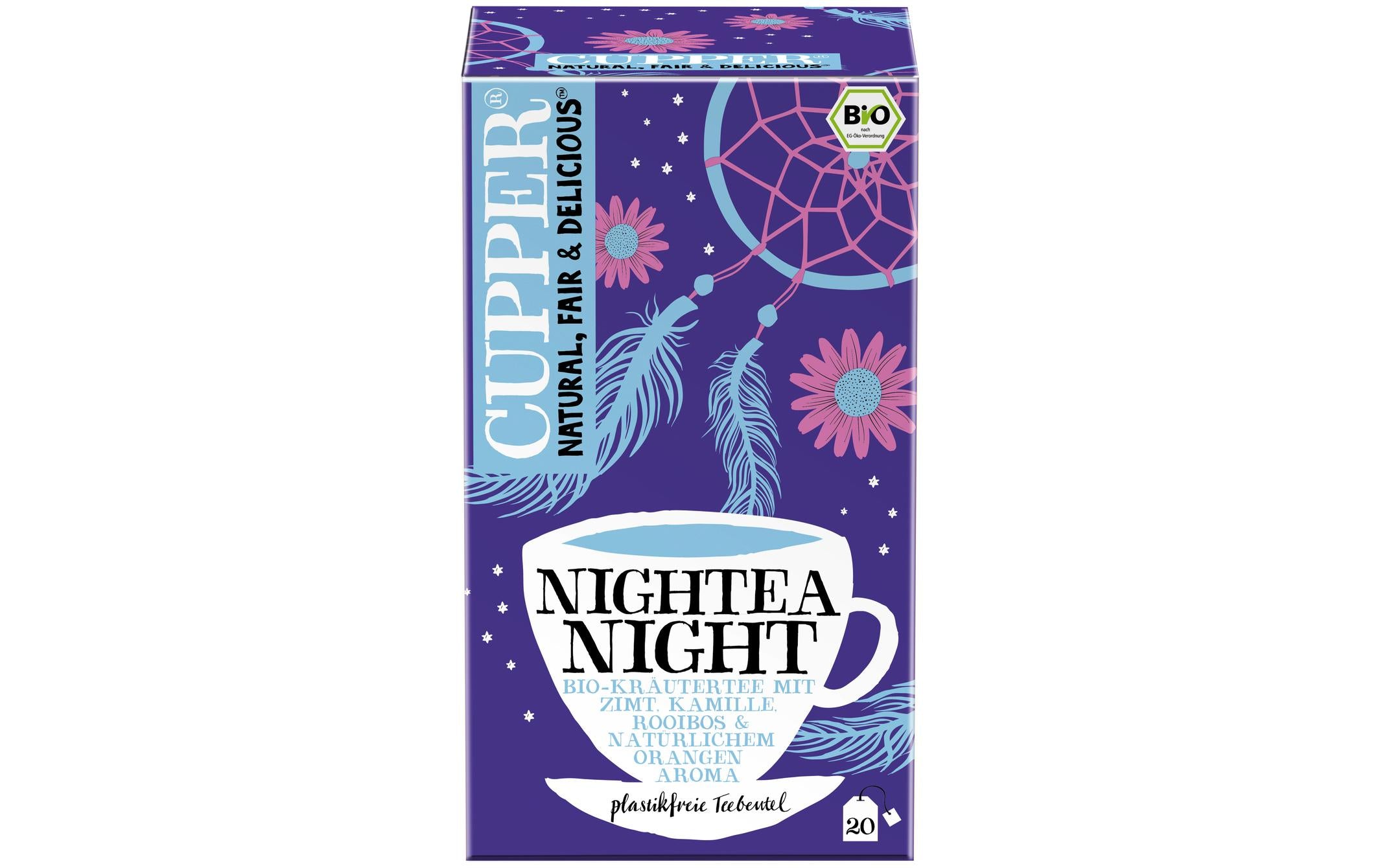Cupper Teebeutel Nightea Night 20 Stück
