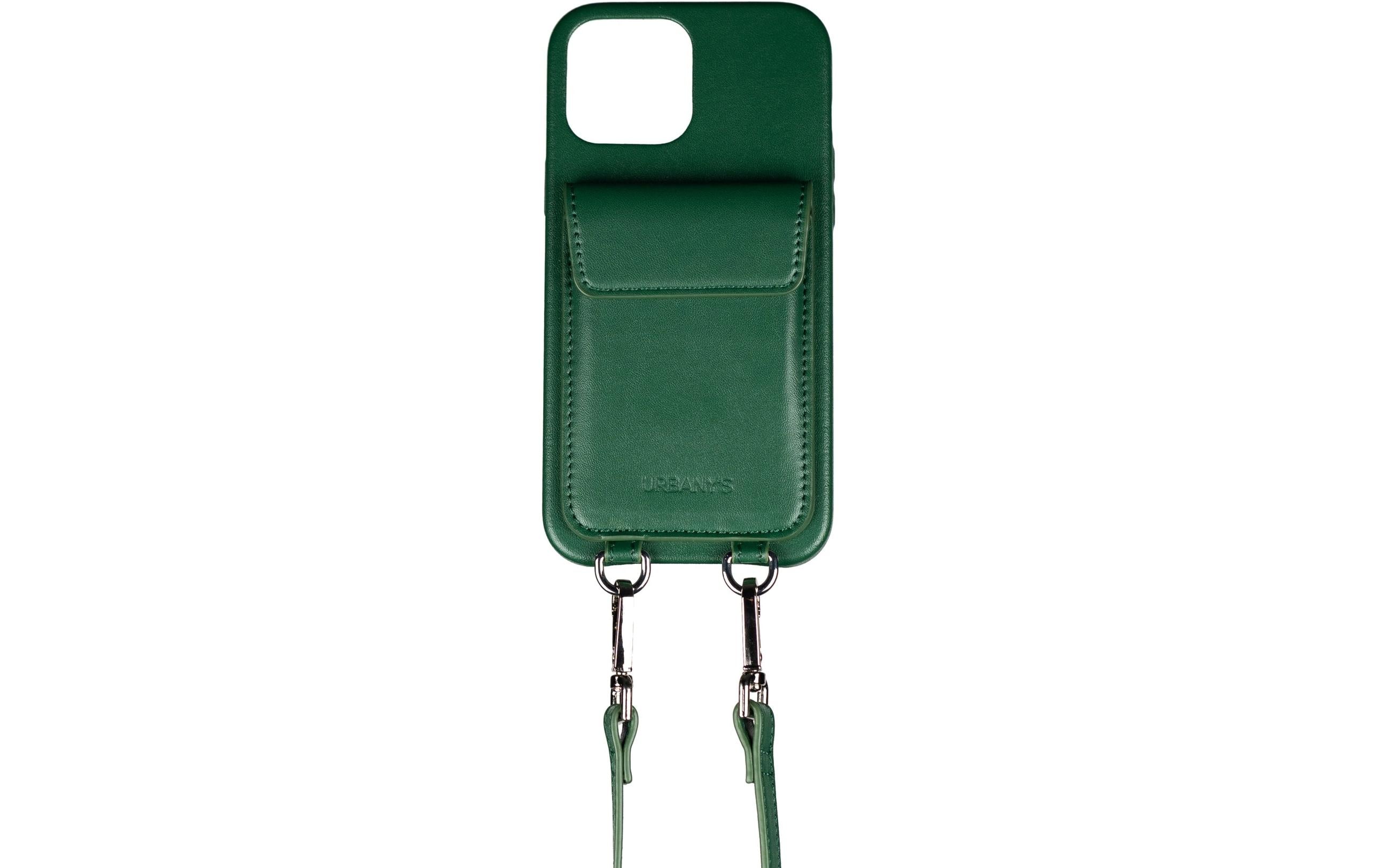 Urbany's Necklace Case Handekette+ iPhone 15 Pro Max Racing Green