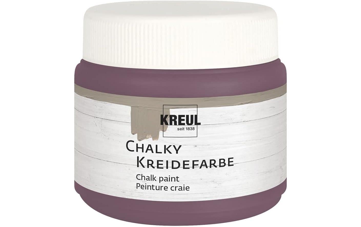 Kreul Kreidefarbe Kreul Chalky Pure Purple, 150 ml