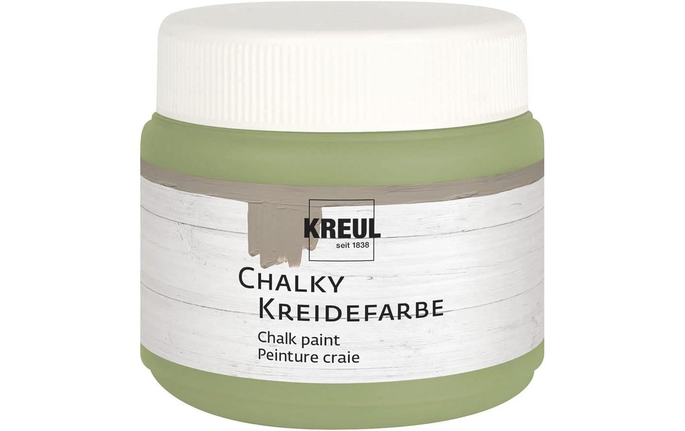 Kreul Kreidefarbe Chalky Velvet Olive, 150 ml