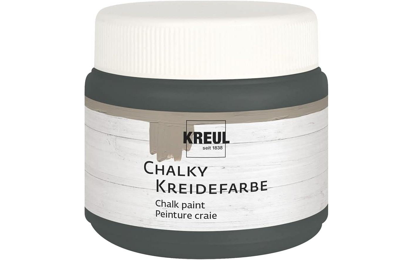 Kreul Kreidefarbe Chalky Volcanic Gray, 150 ml