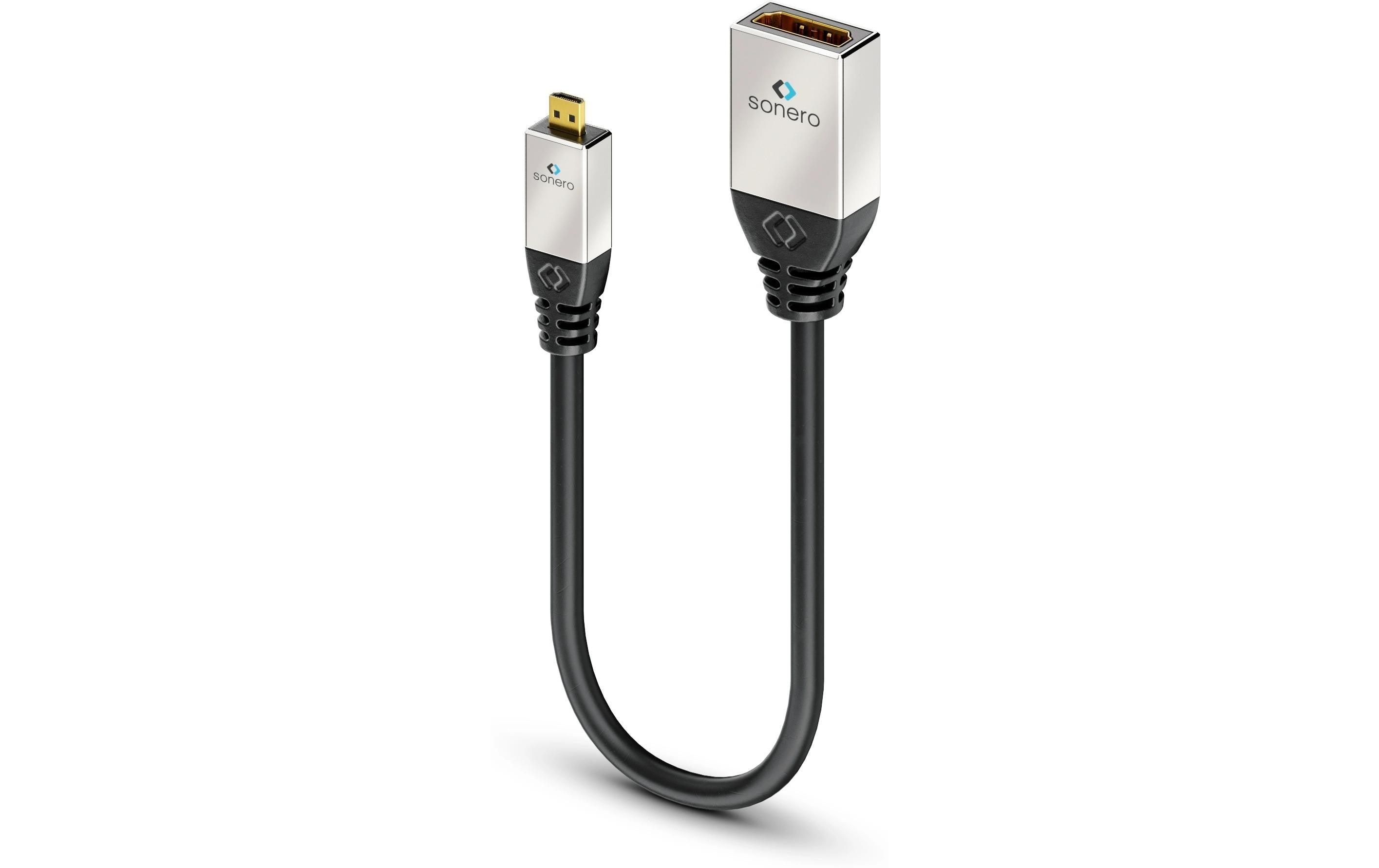 sonero Adapterkabel 4K High Speed Micro-HDMI (HDMI-D) - HDMI