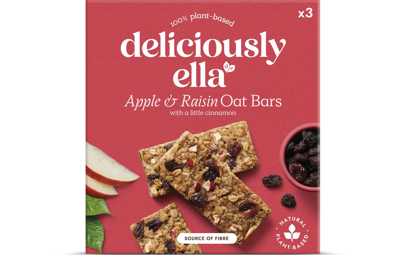 Deliciously Ella Riegel Apfel, Rosine & Zimt 3 x 50 g