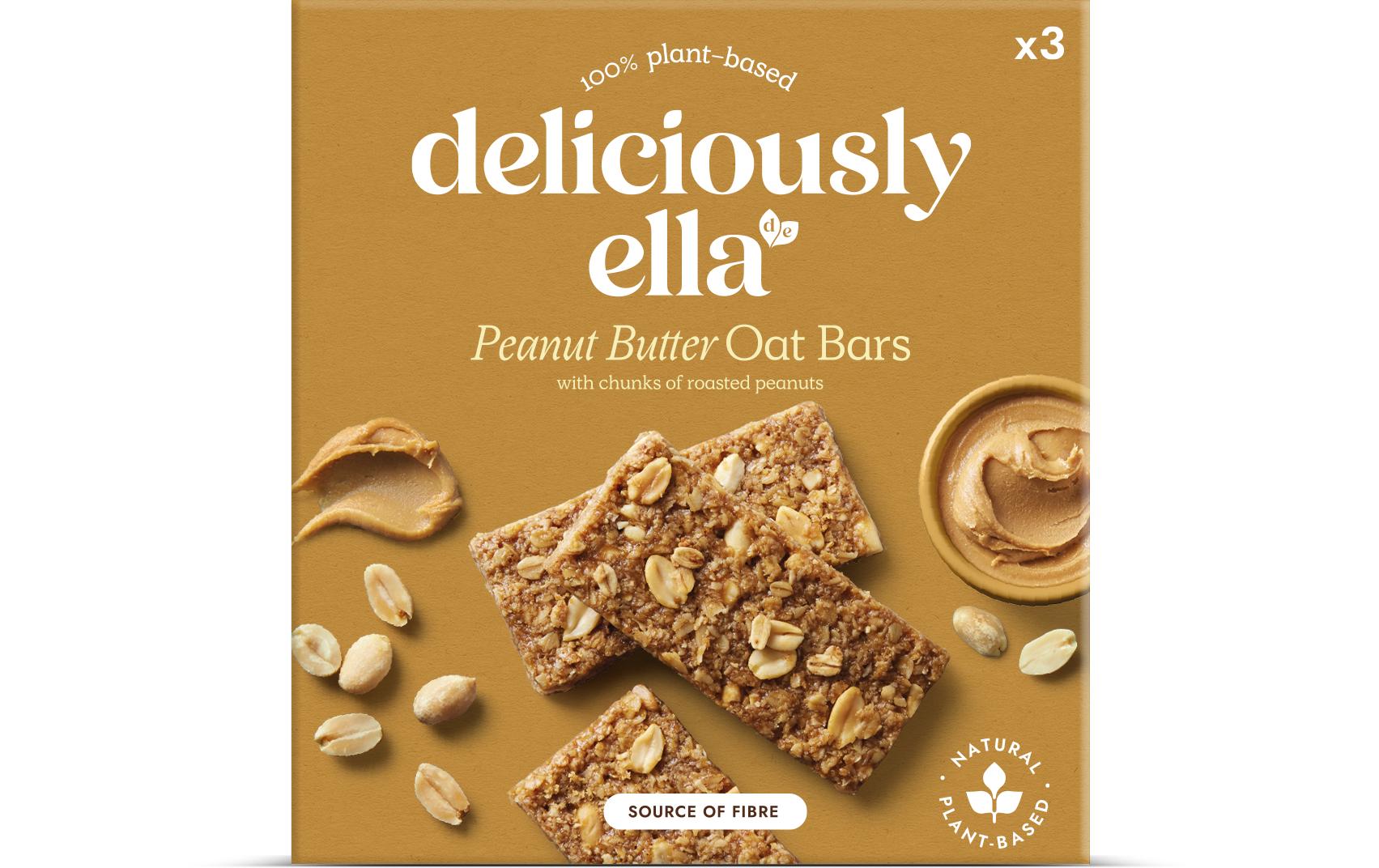 Deliciously Ella Riegel Erdnussbutter 3 x 50 g