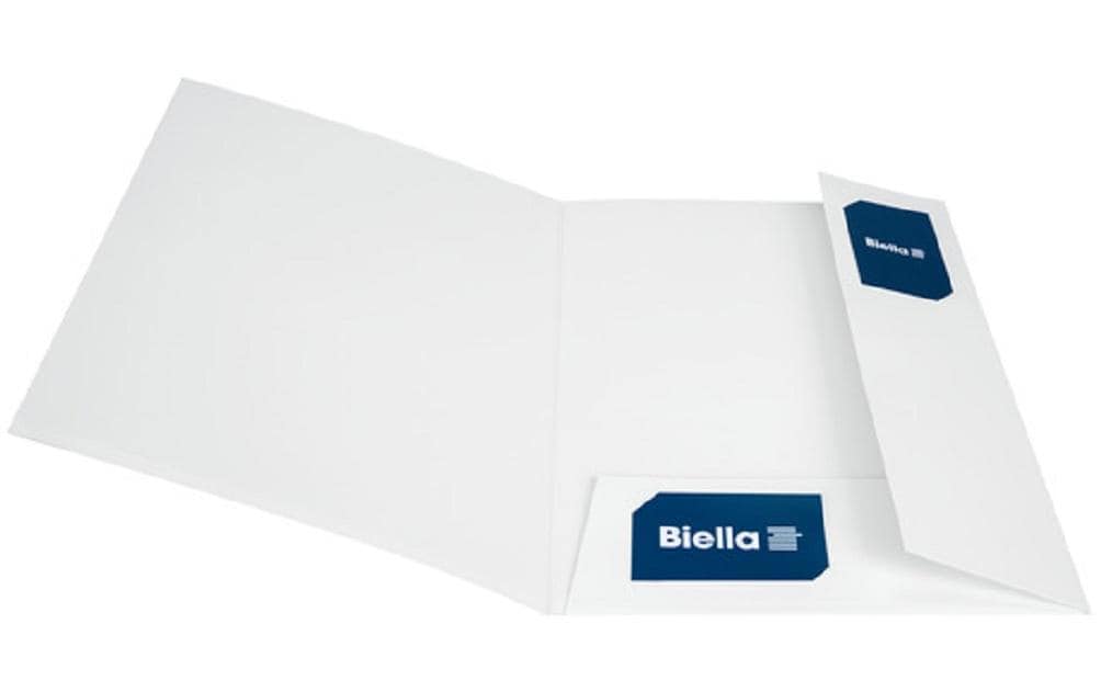 Biella Präsentationsmappe Pearl #1, A4, Weiss, 50 Stück