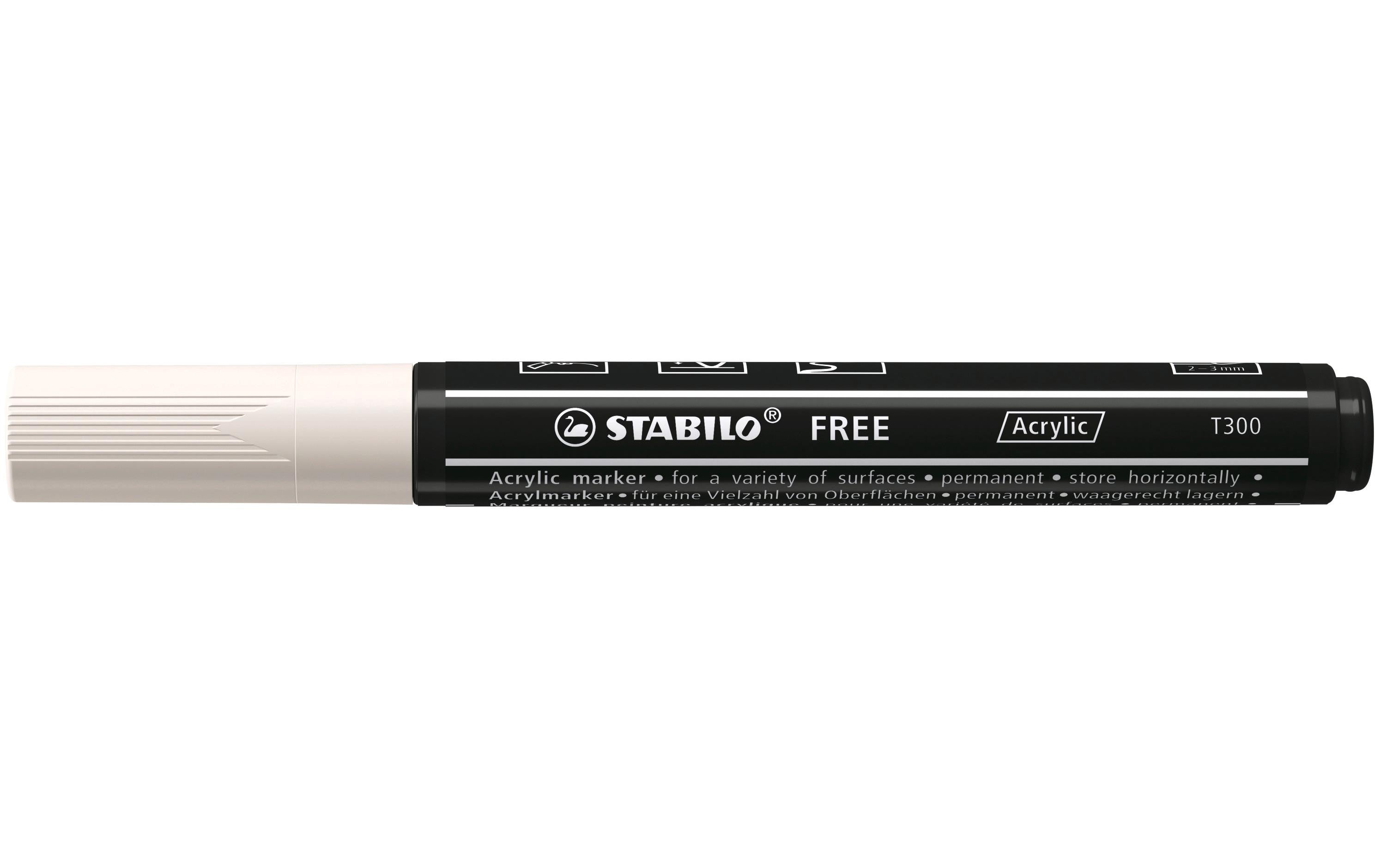 STABILO Acrylmarker Free Acrylic T300 Weiss