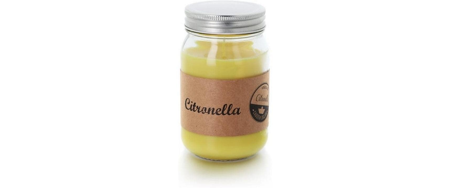 balthasar Gartenkerze Citronella Jar Gelb