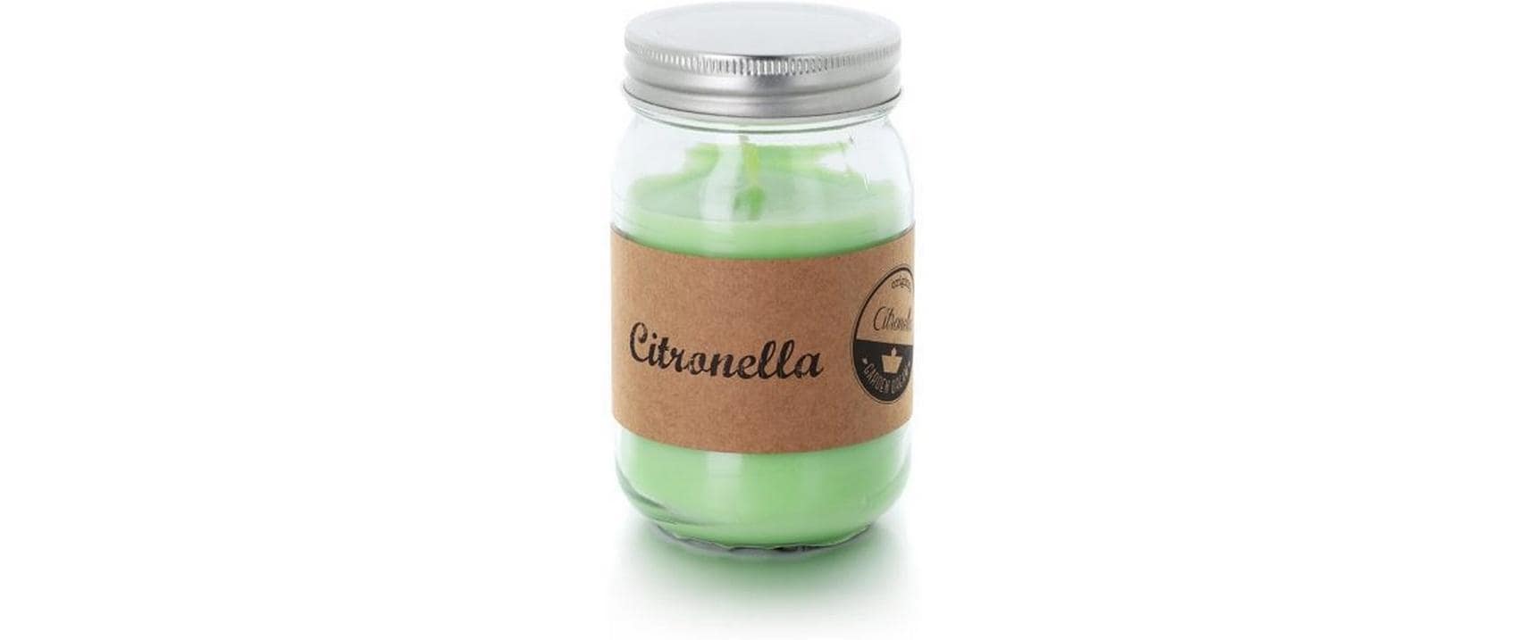 balthasar Gartenkerze Citronella Jar Hellgrün