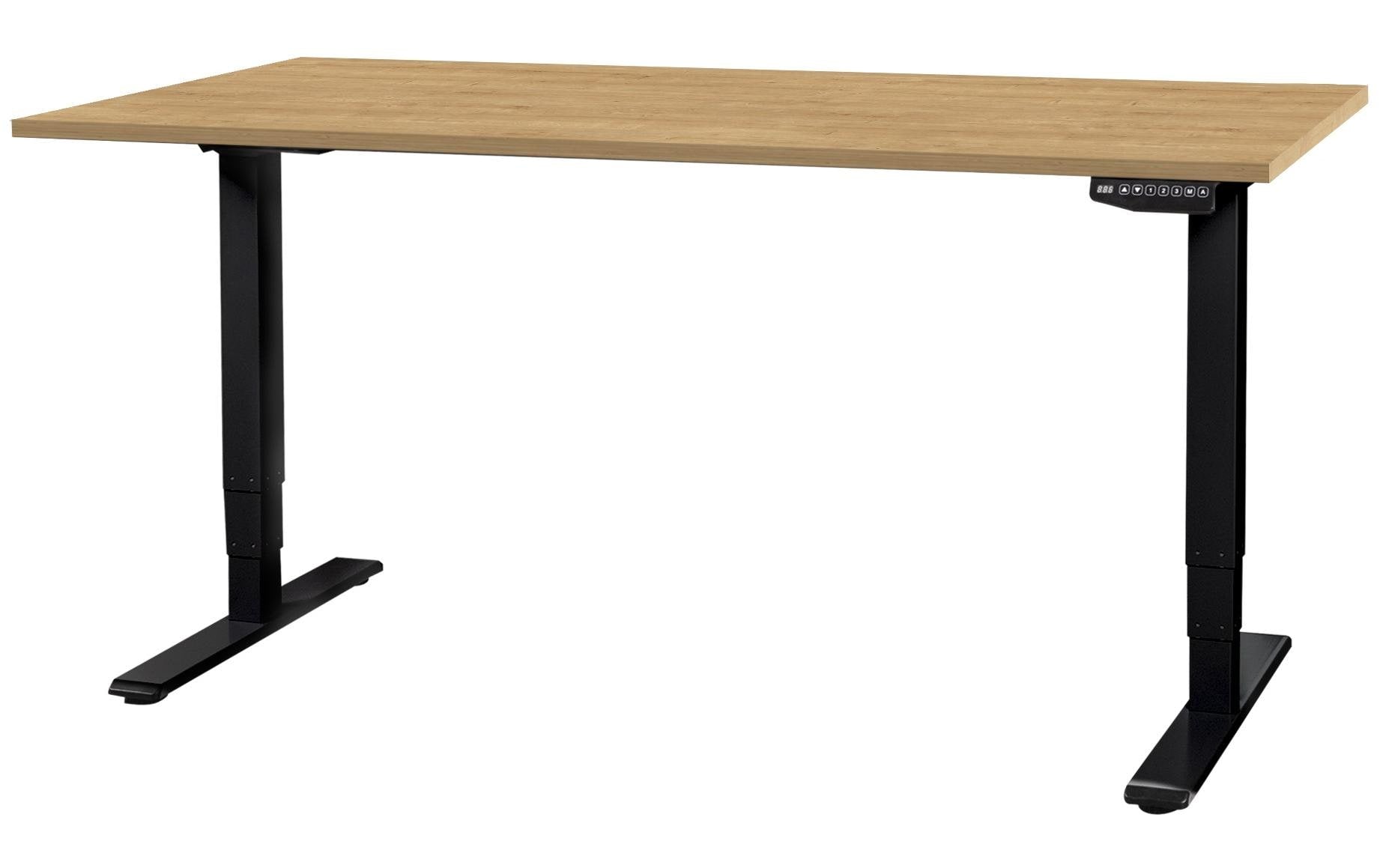 Contini Stehtisch 1.6 x 0.8 m, Eiche / Schwarz
