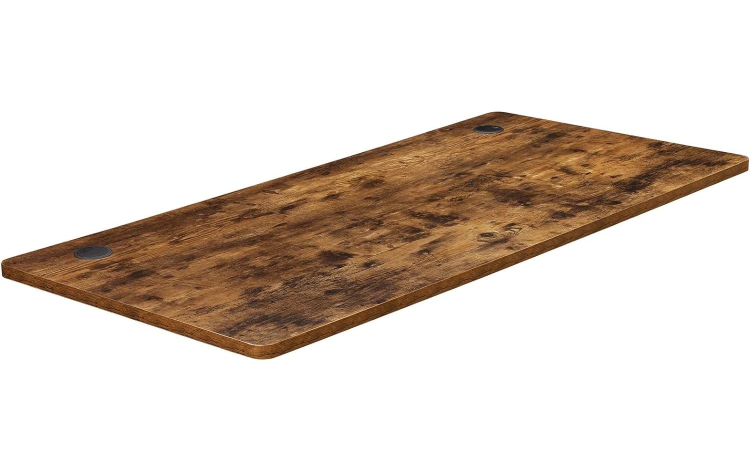 Songmics Tischplatte 140 x 70 x 1.8 cm, Vintagebraun