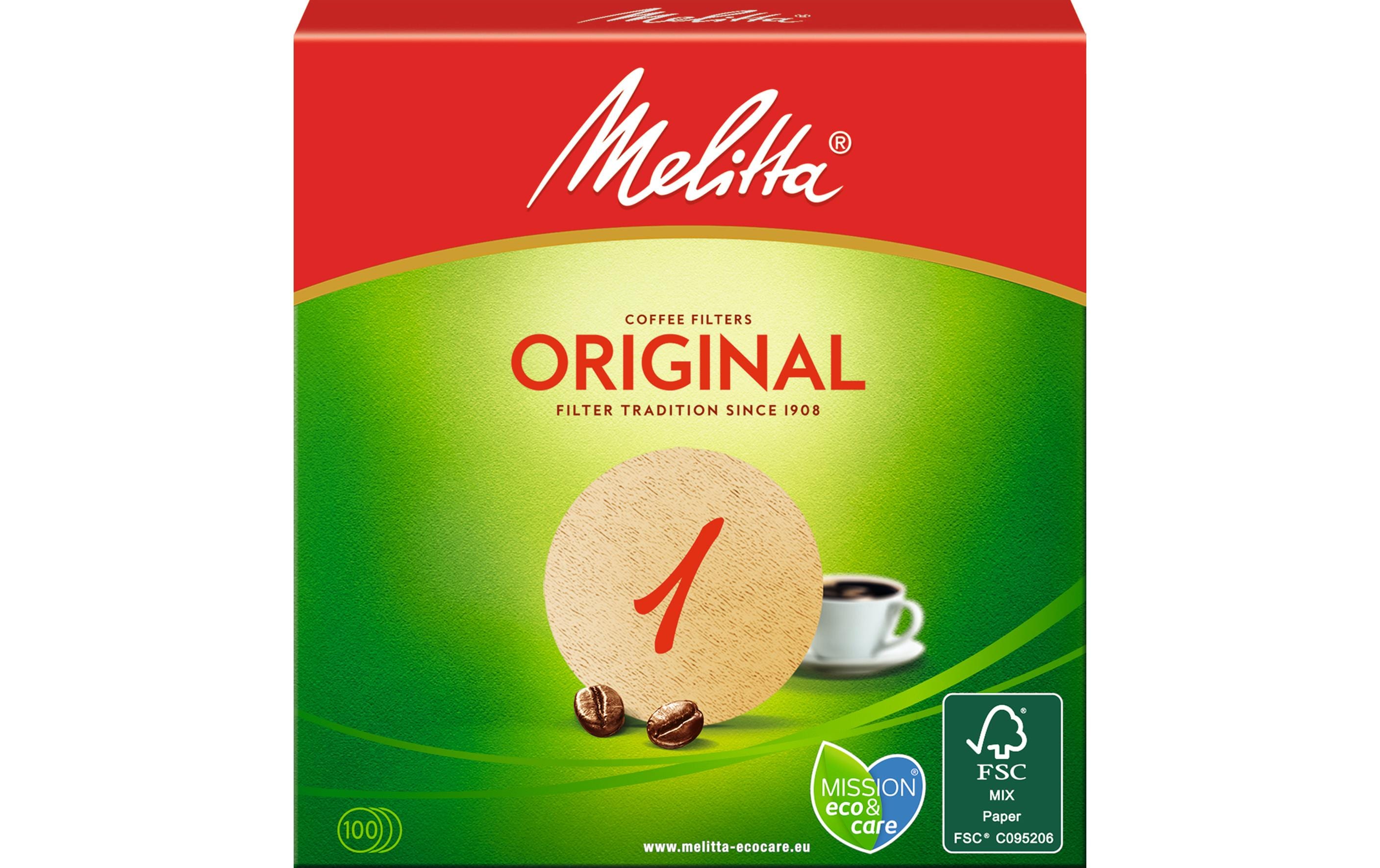 Melitta Filtertüte Nr. 1 / Ø 94 mm 1 100 Stück