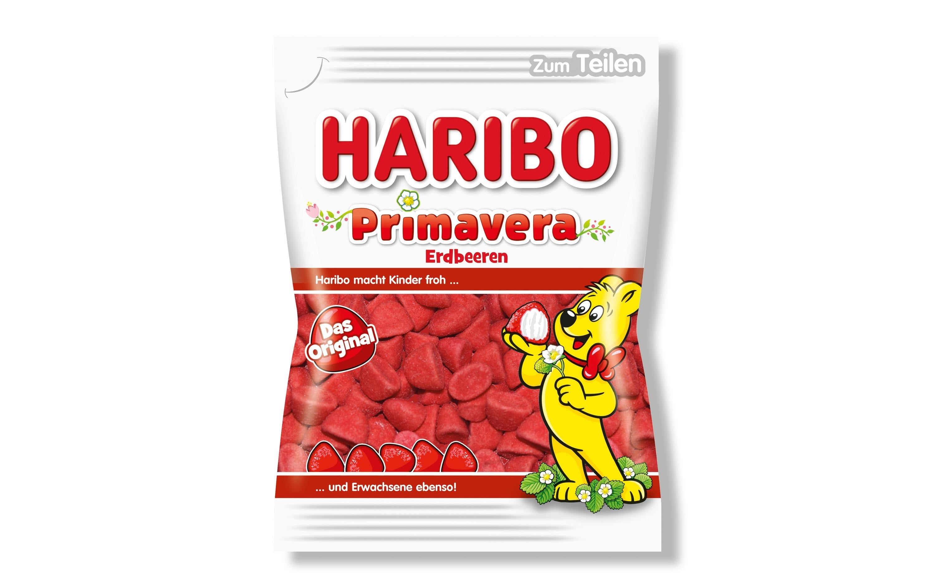 Haribo Gummibonbons Primavera Erdbeeren 200 g