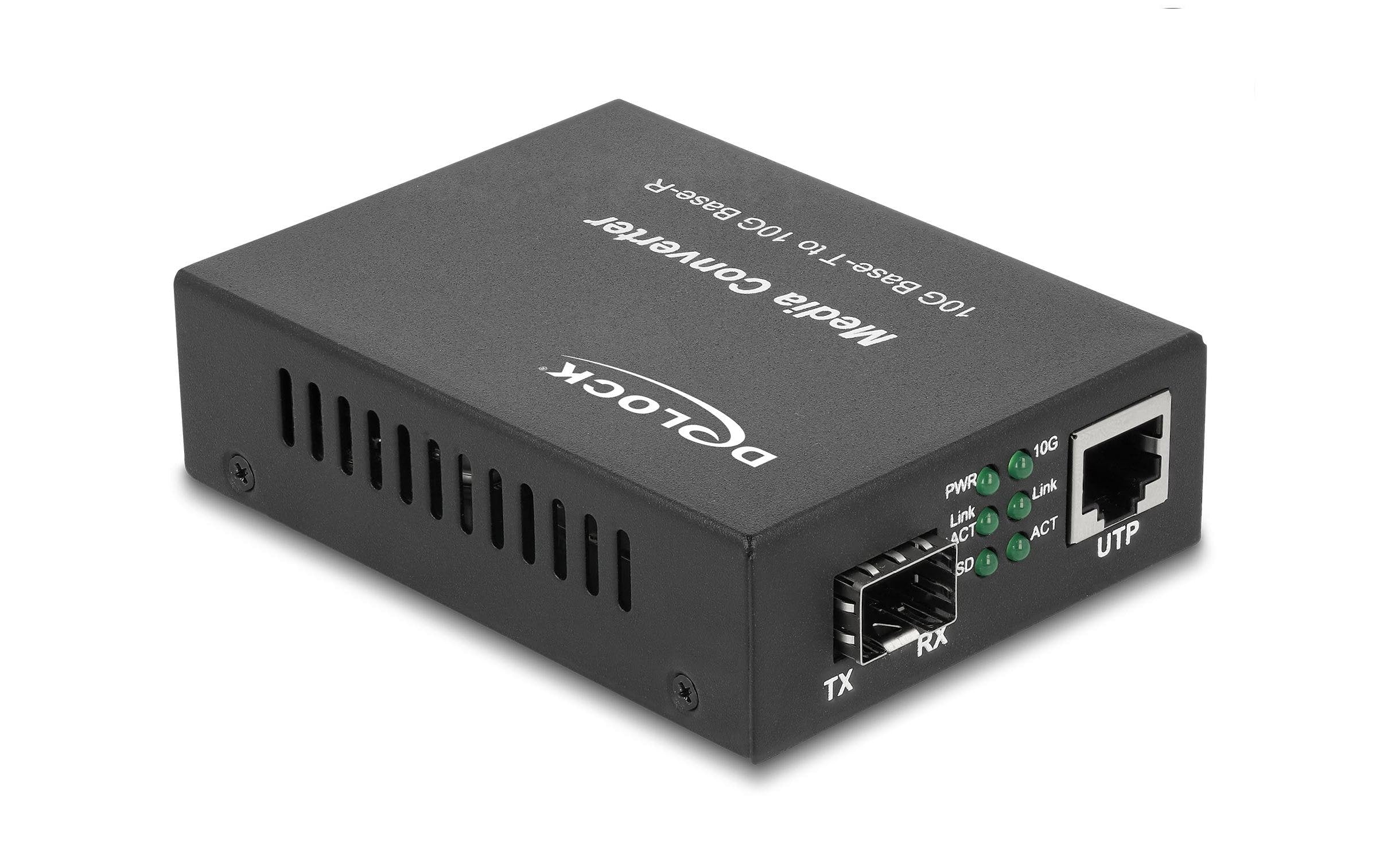 Delock Medienkonverter 10GBase-R SFP+ zu 10GBase-T RJ45