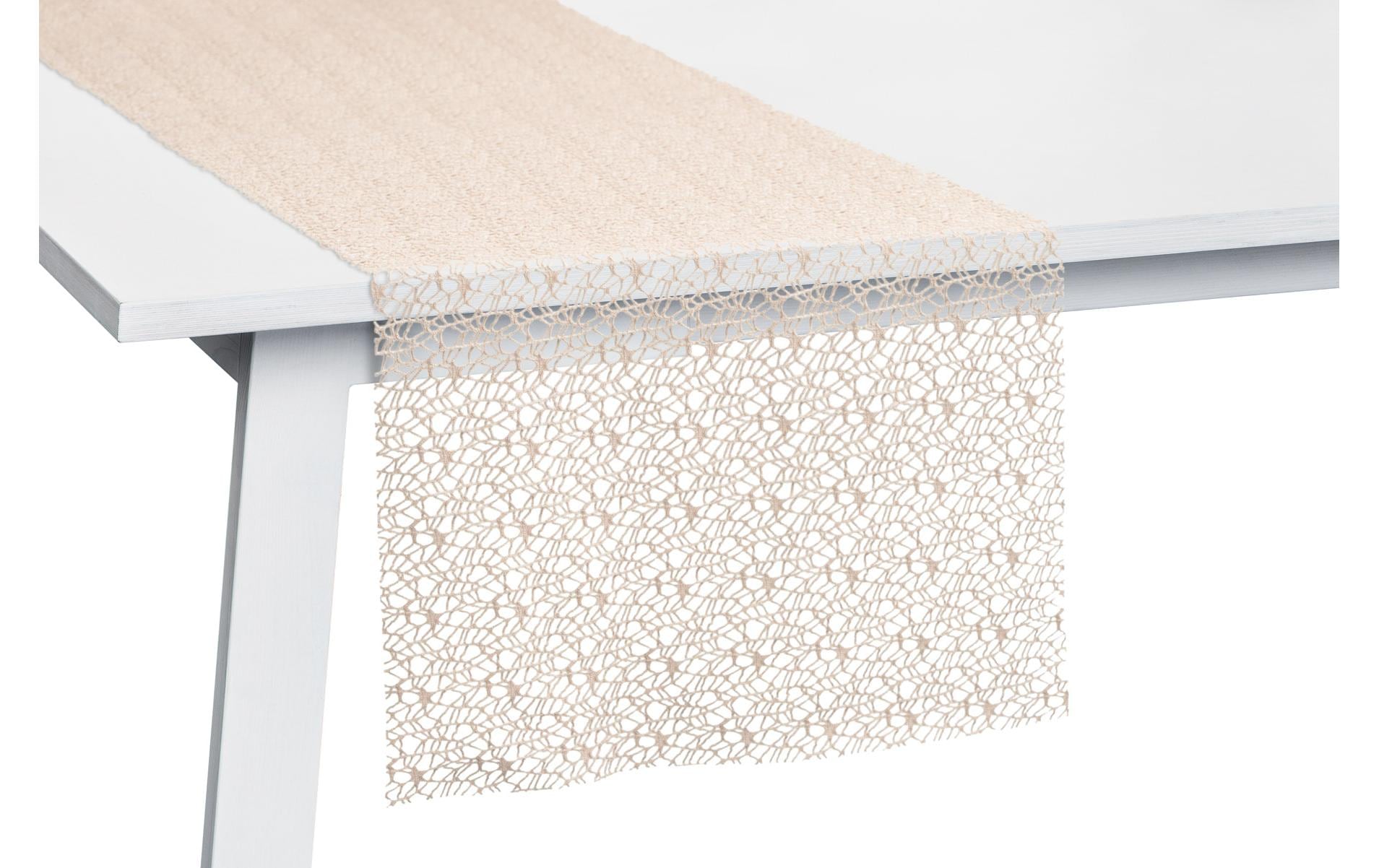 Pichler Tischläufer Network 45 cm x 1.4 m, Sand